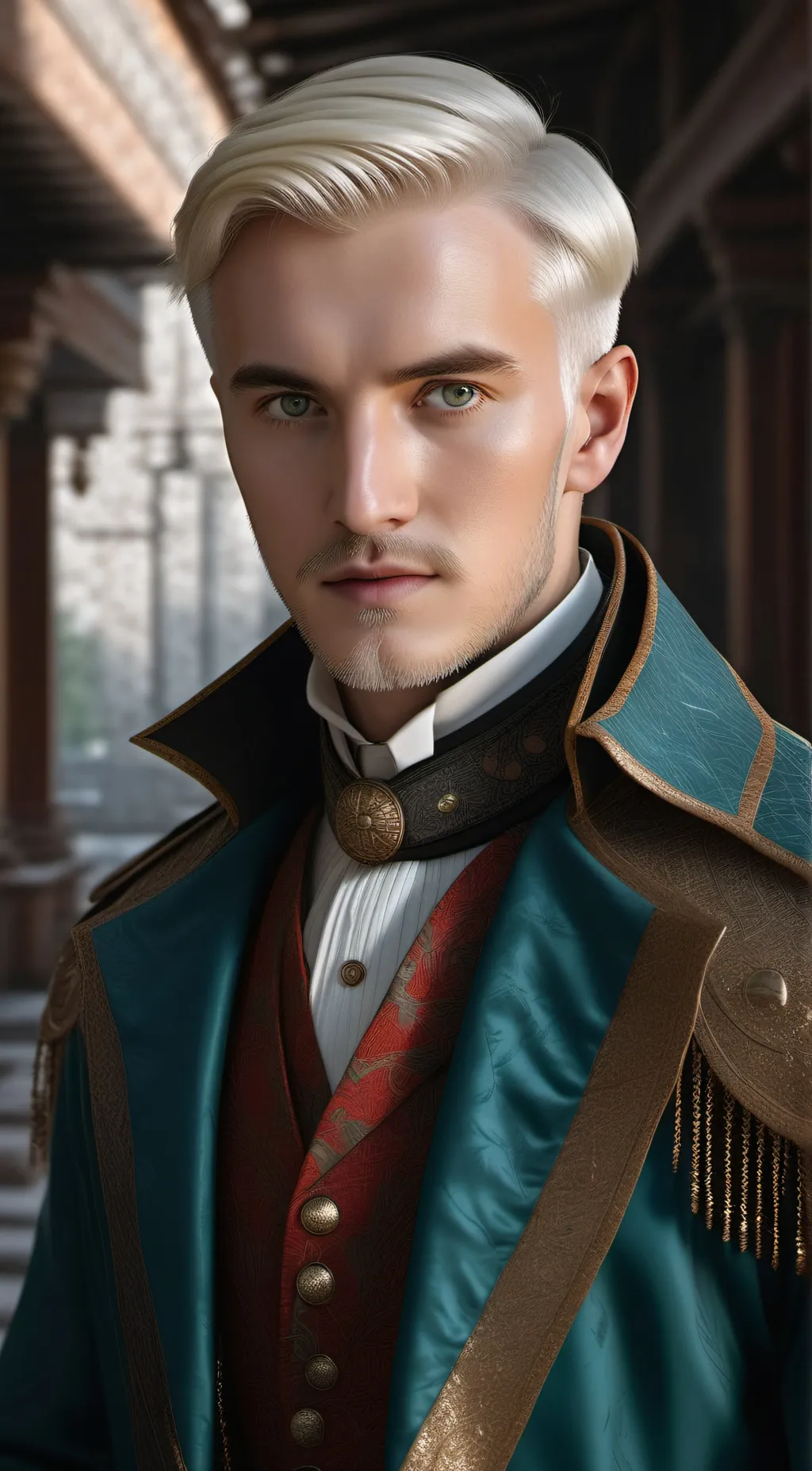 ai character: draco malfoy  background