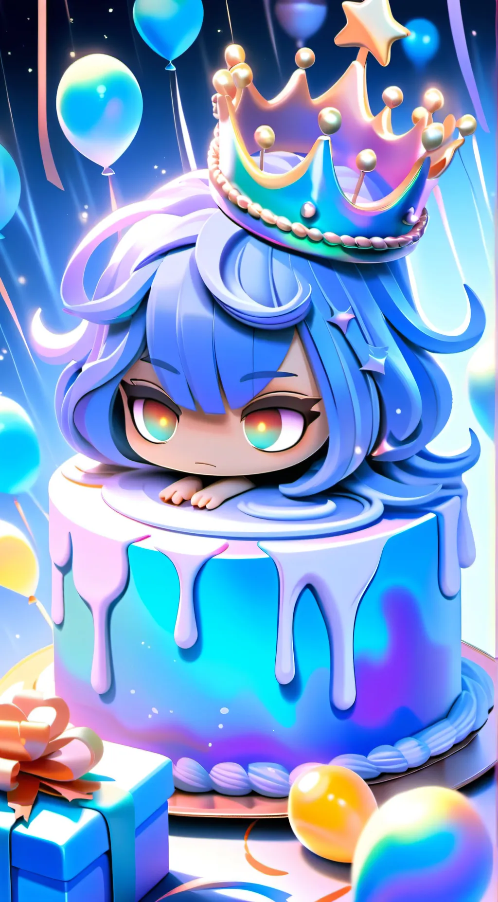 ai character: Happy B-Day!! :D background
