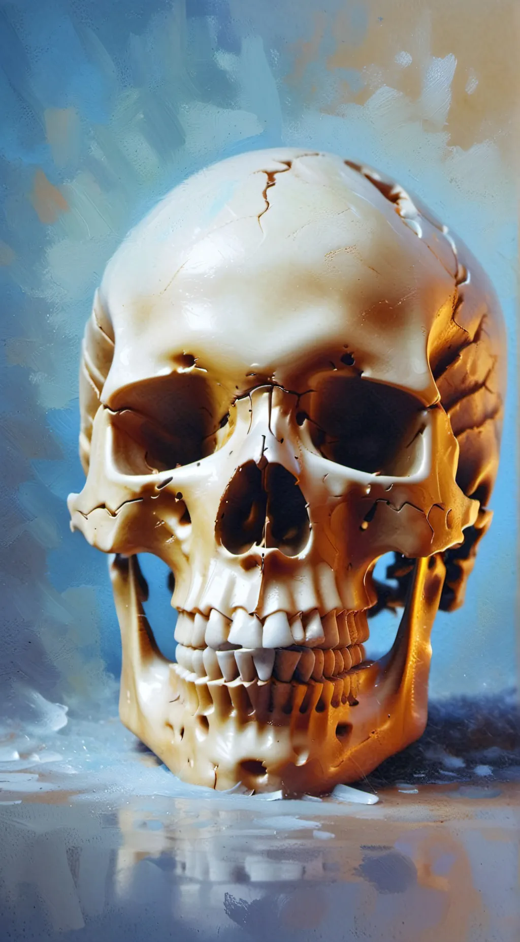 ai character: 💀 SKULL 💀 background