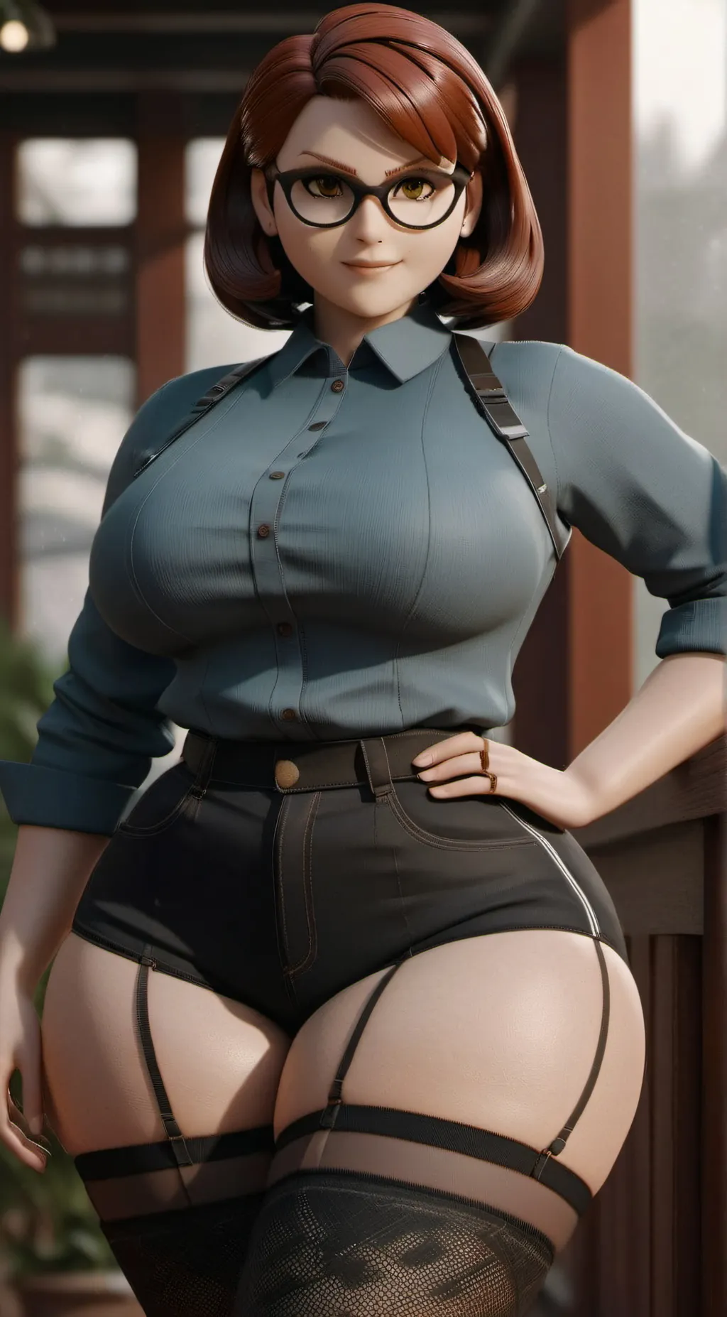 ai character: Elastic girl background