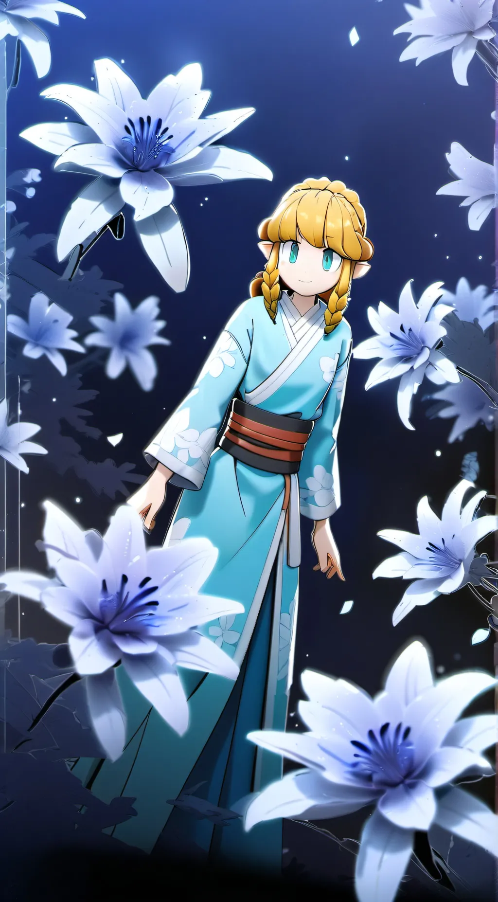 ai character: Crystal  background