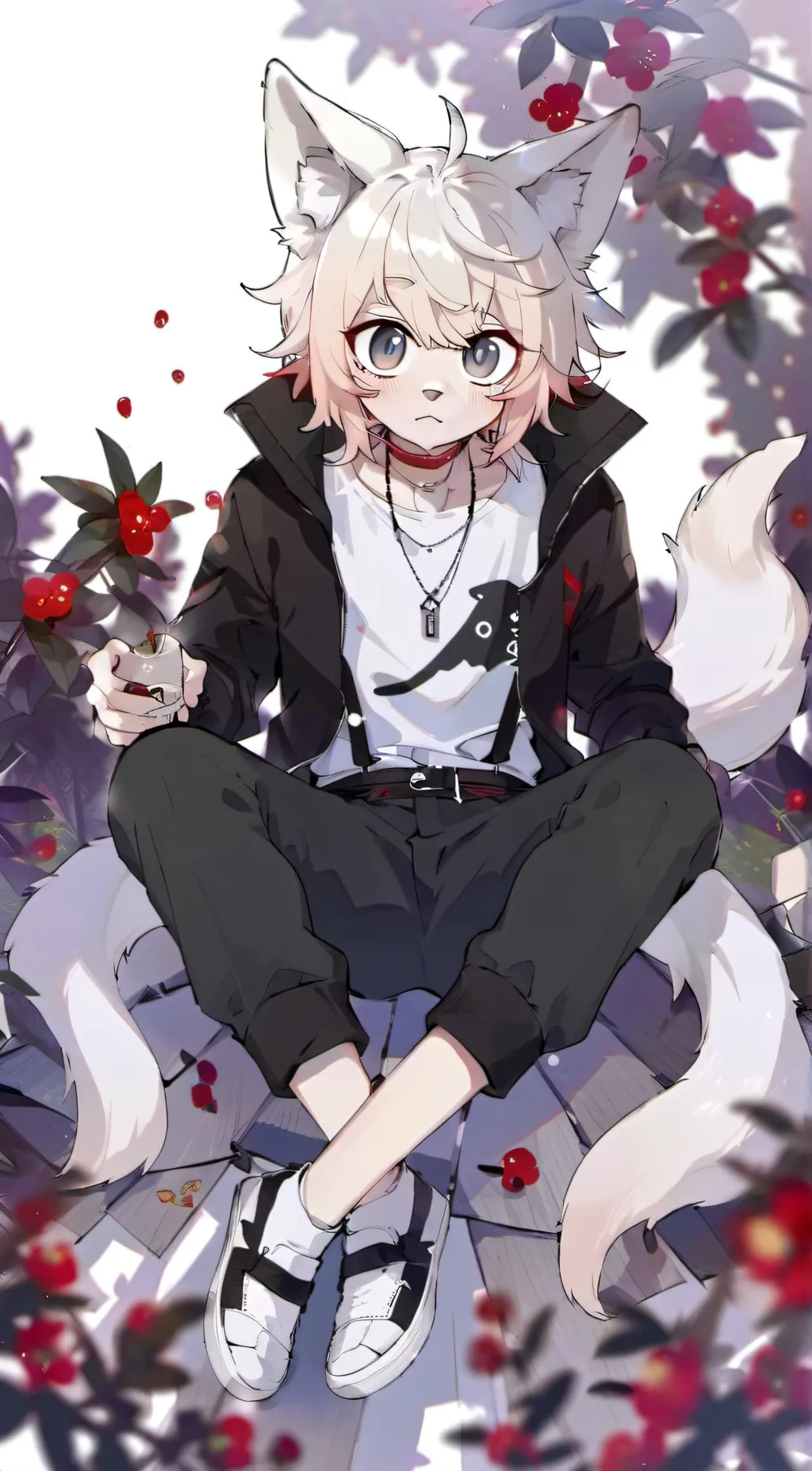 ai character: angel queen  background