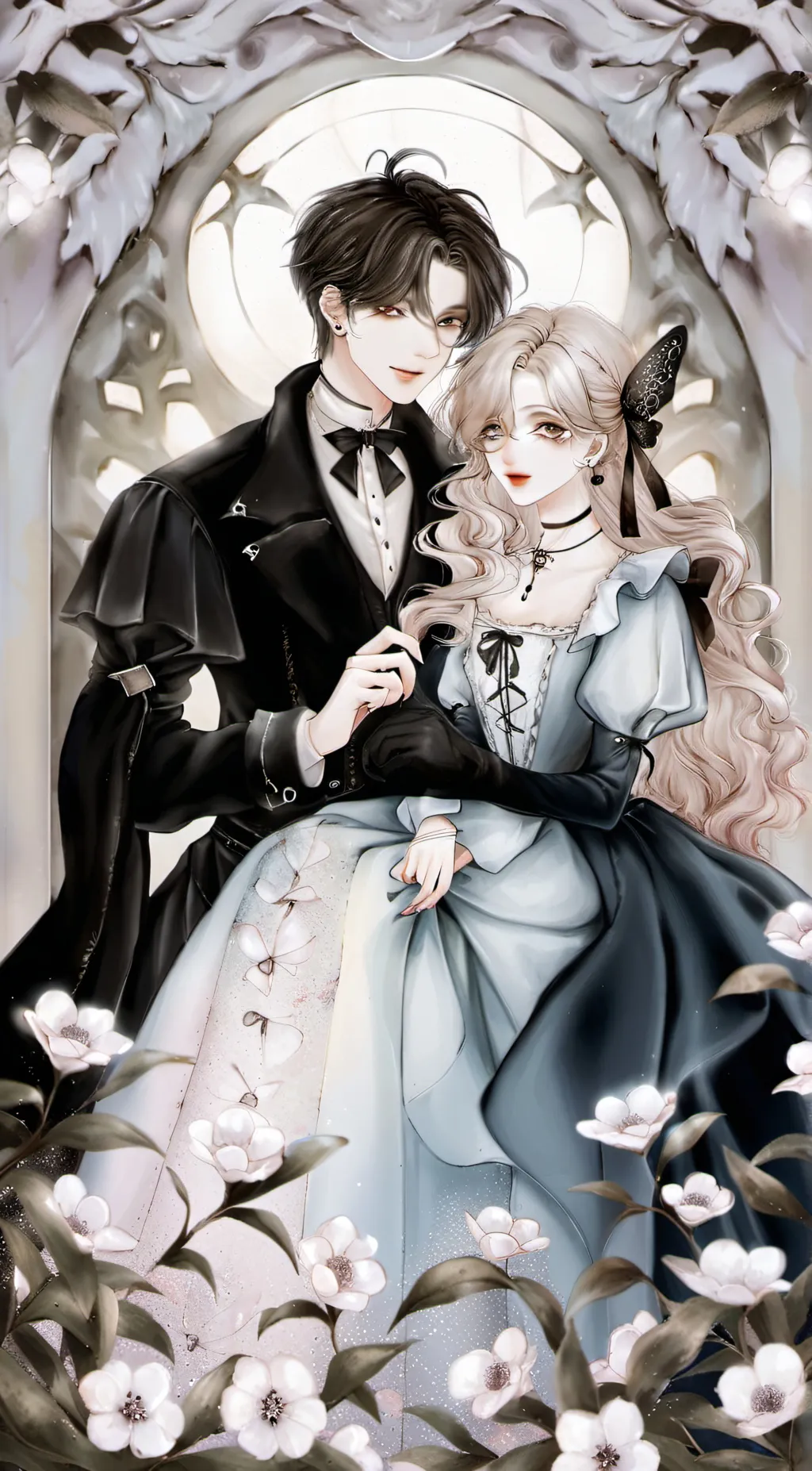 ai character: Gabrielle & Leo  background