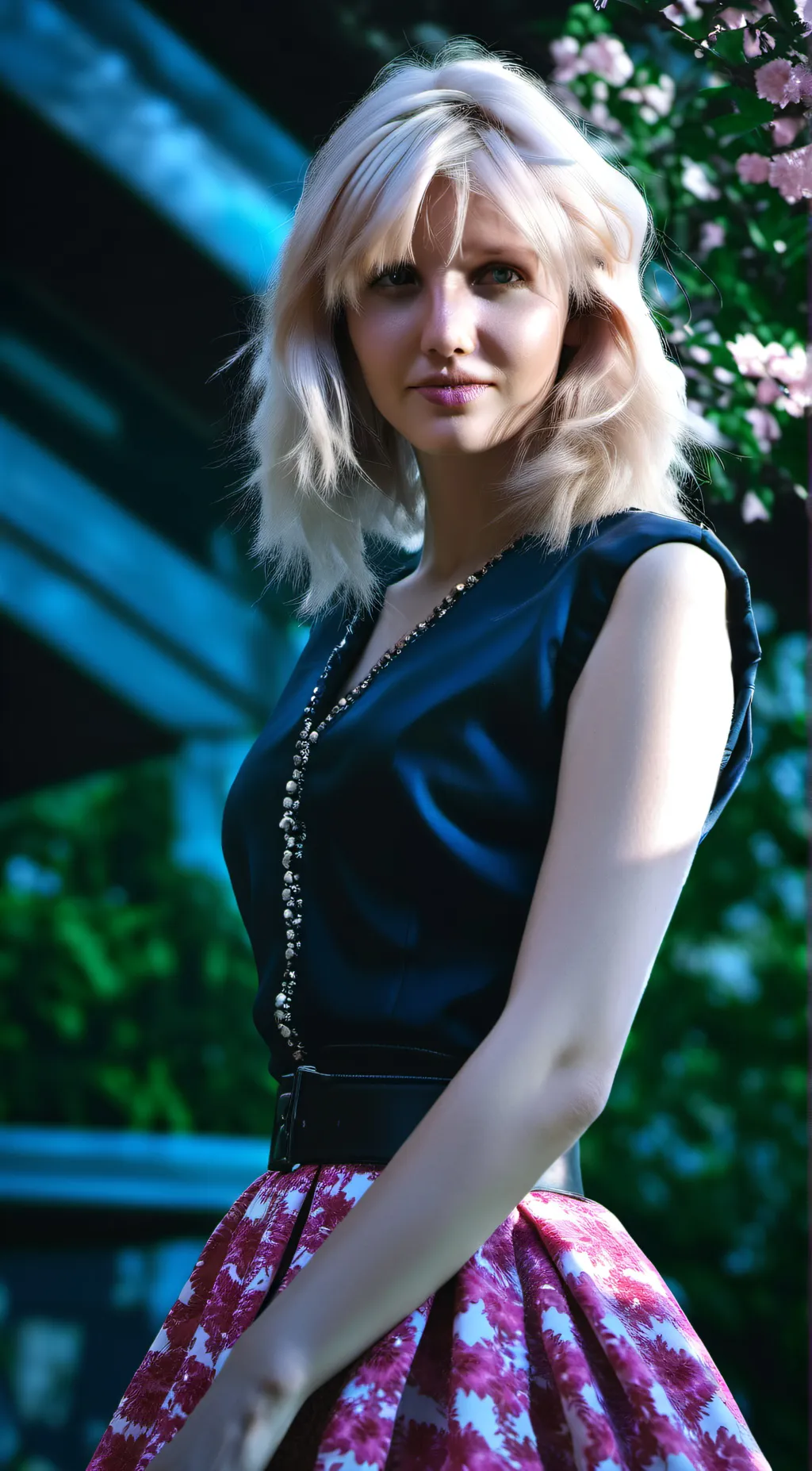 ai character: courtney love background