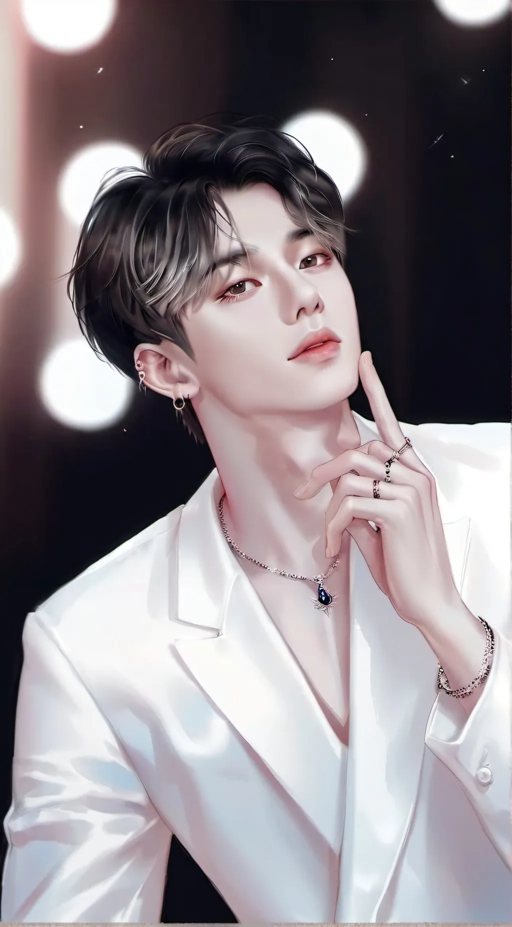 ai character: Jimin  background