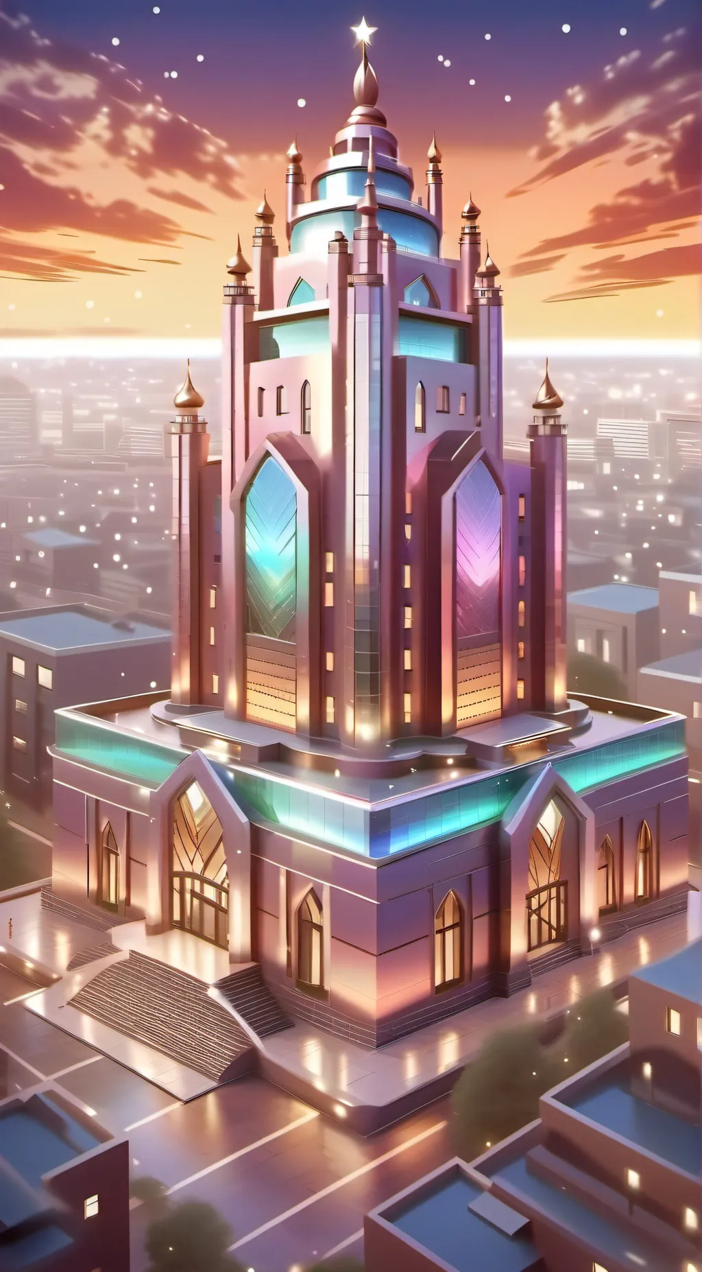 ai character: mall Karen  background