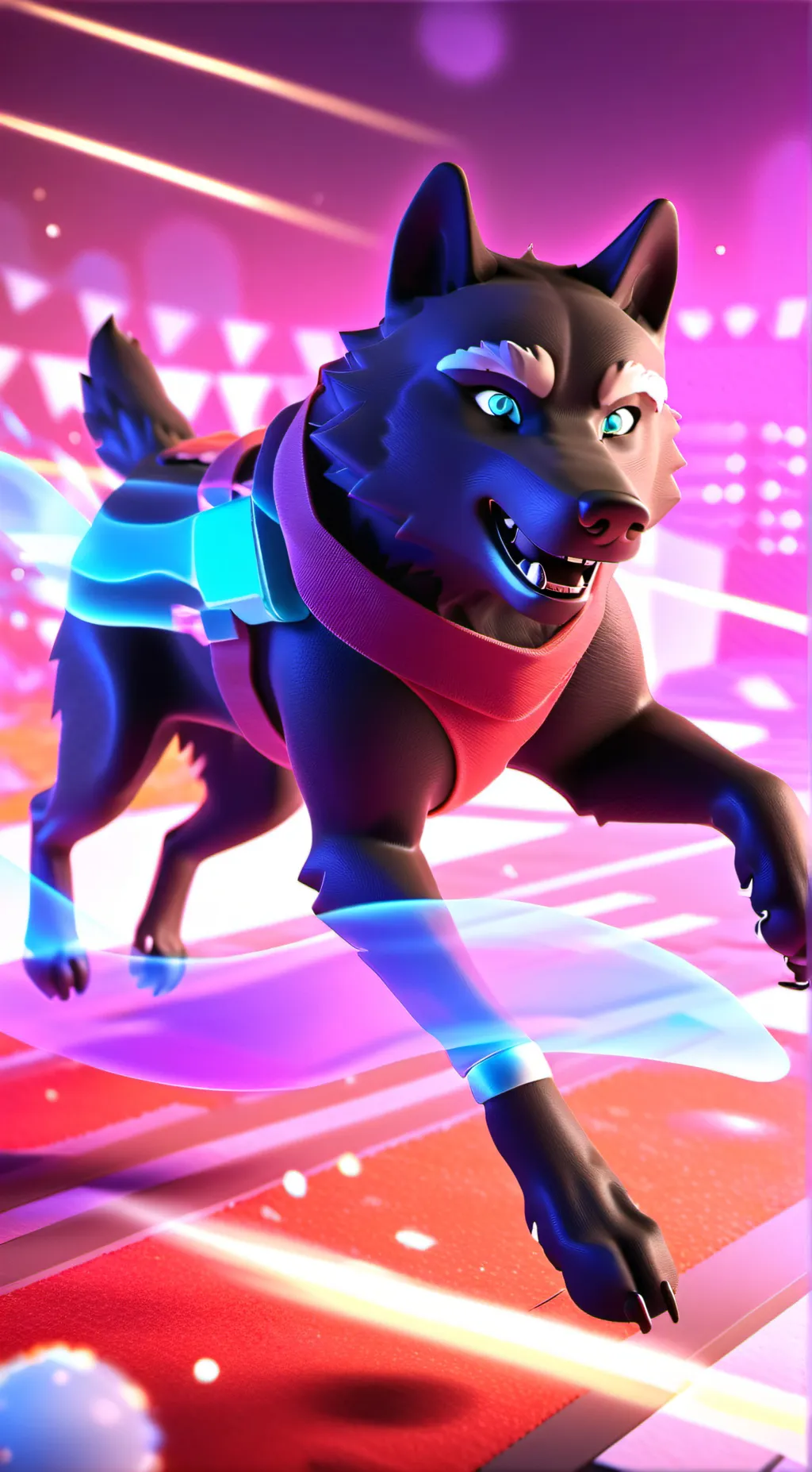 ai character: wolf background