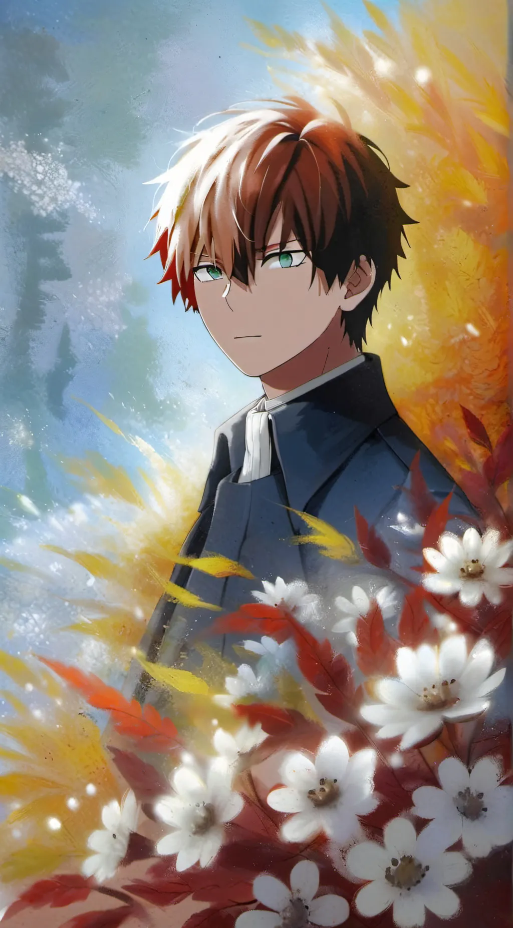 ai character: Todoroki  background