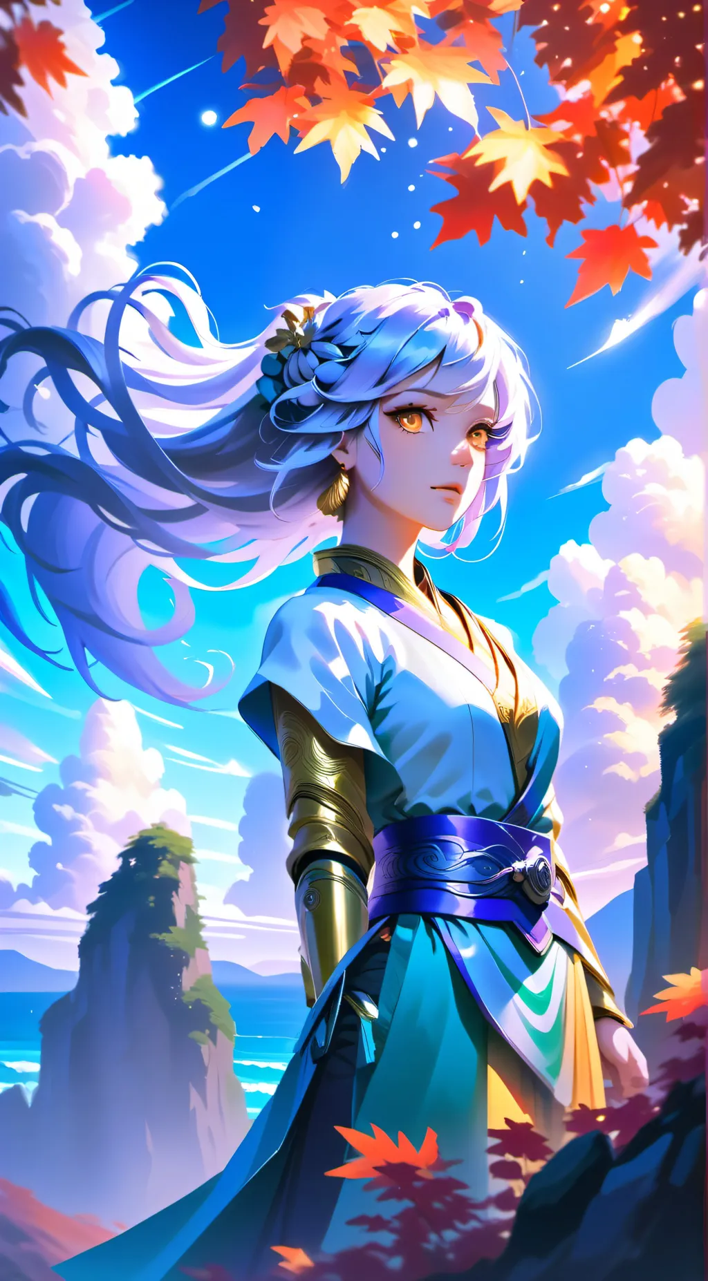 ai character: Aria background