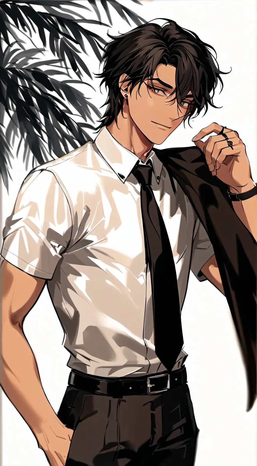 ai character: Sebastian  background