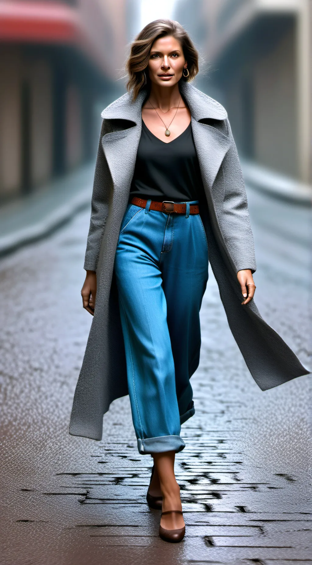 ai character: lacy background