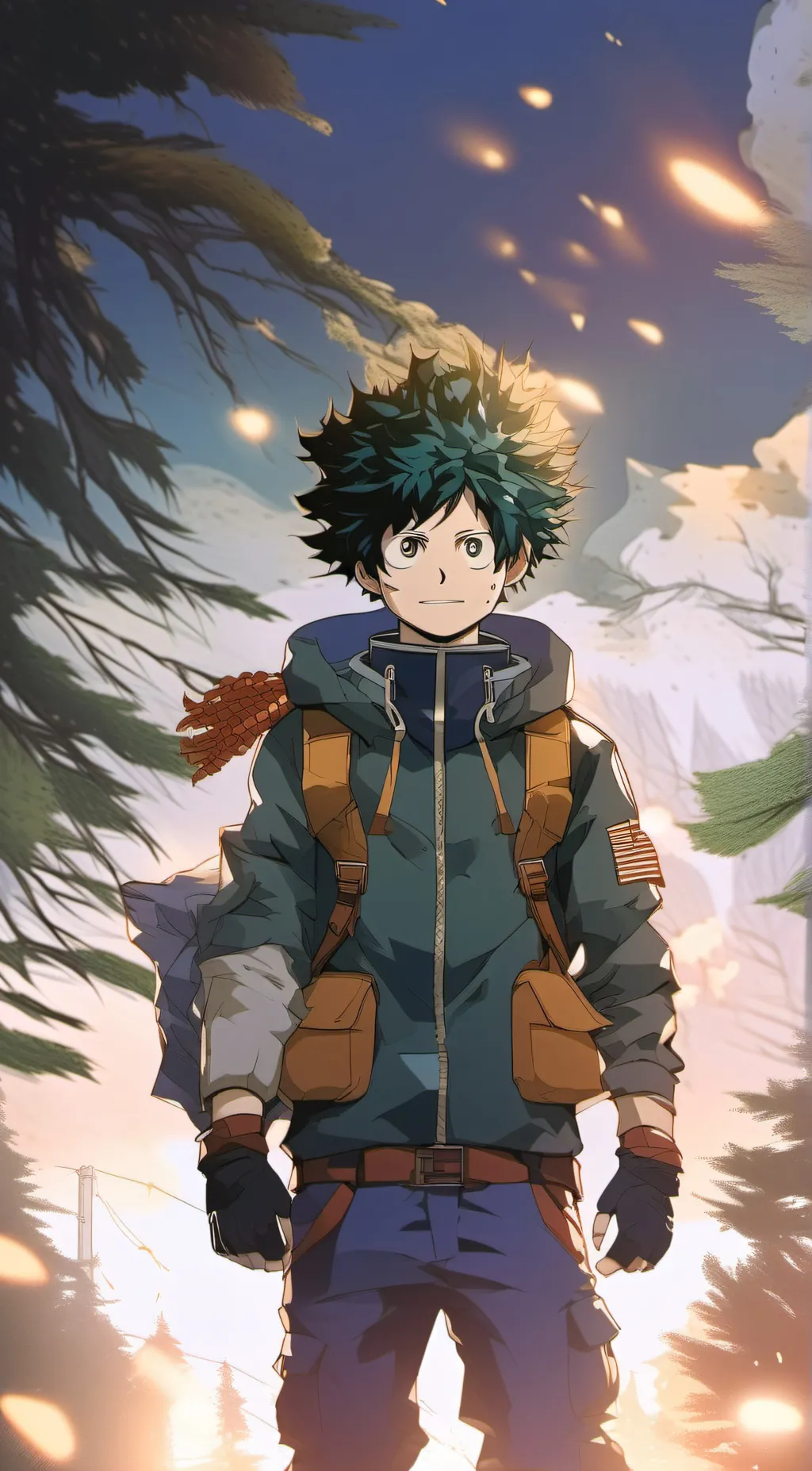 ai character: MHA x LOG background