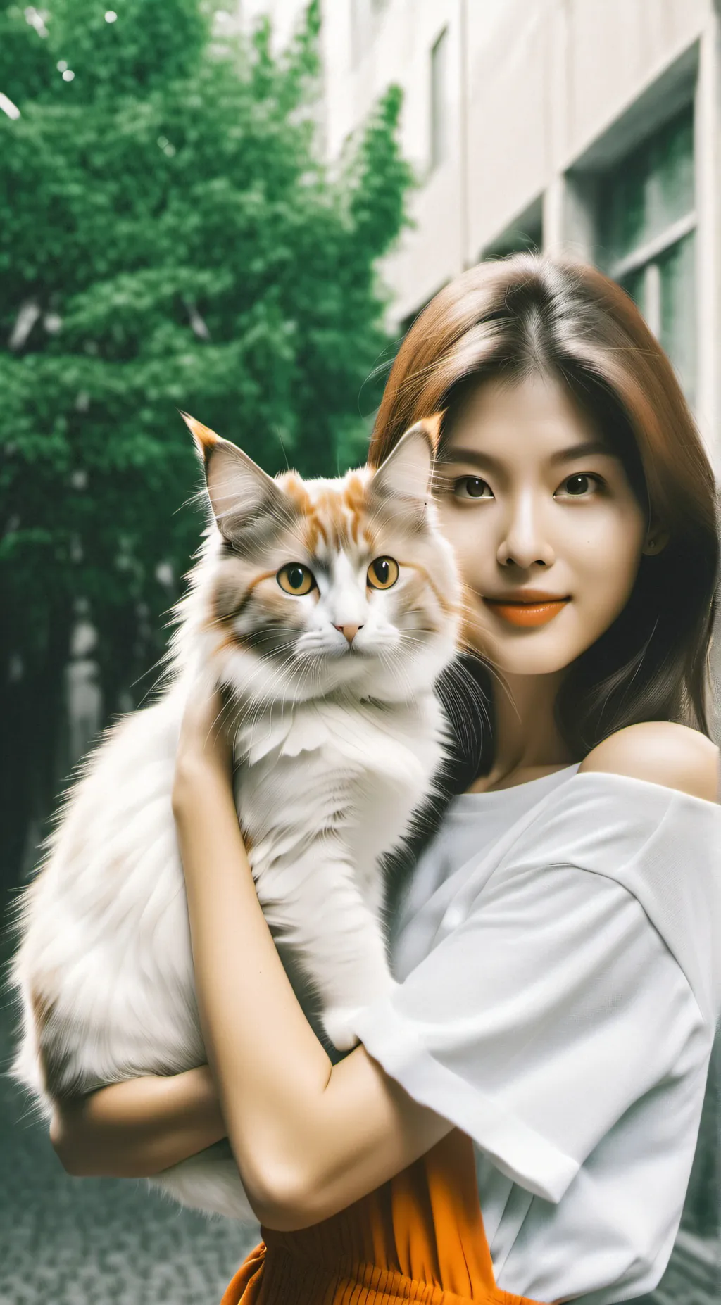 ai character: perona and aimcat  background