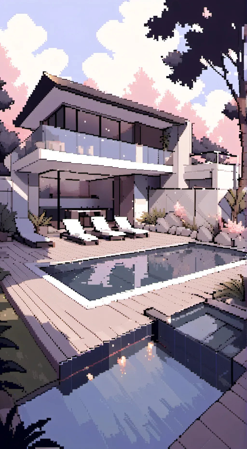 ai character: POOL PARTY! background