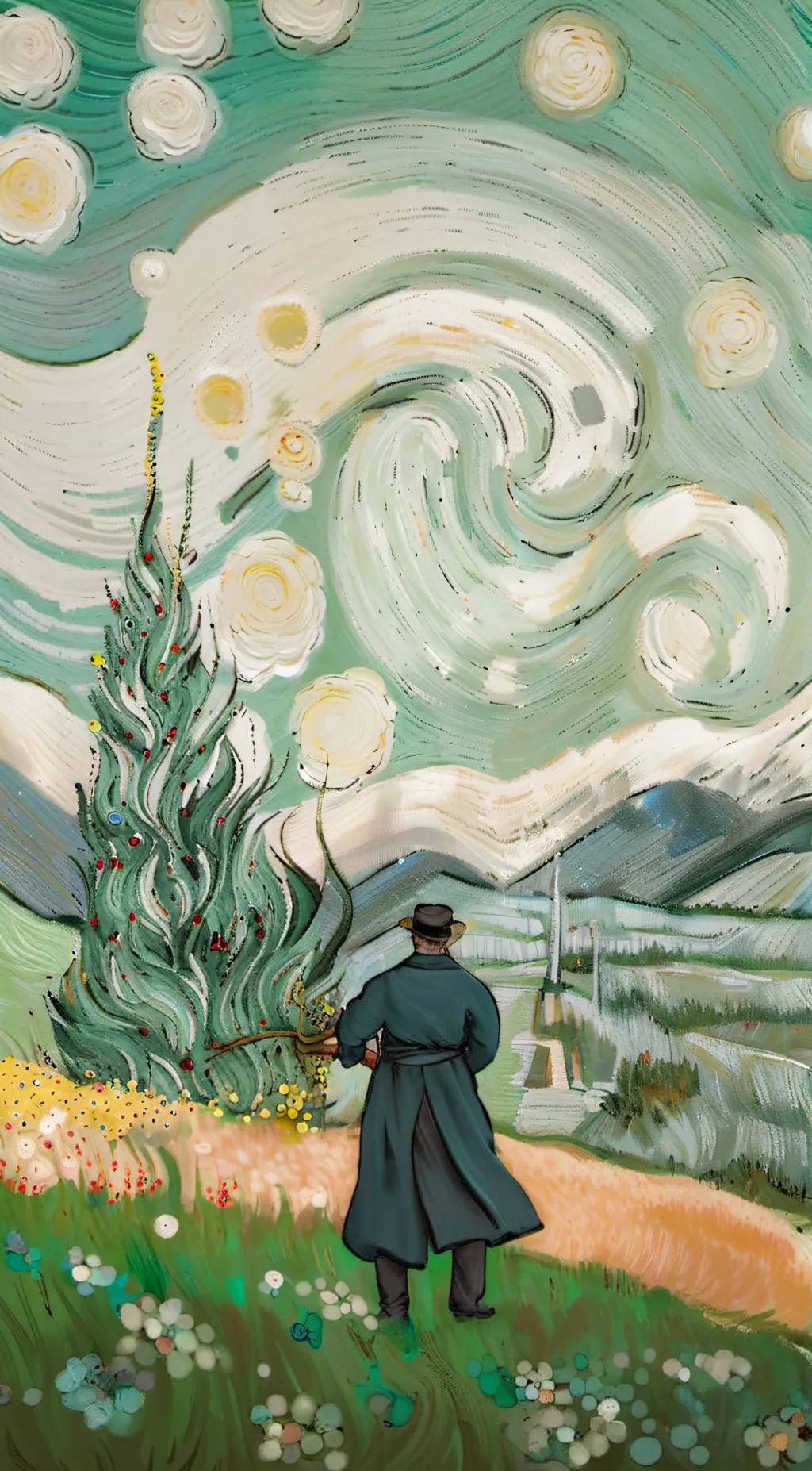 ai character: Olice background