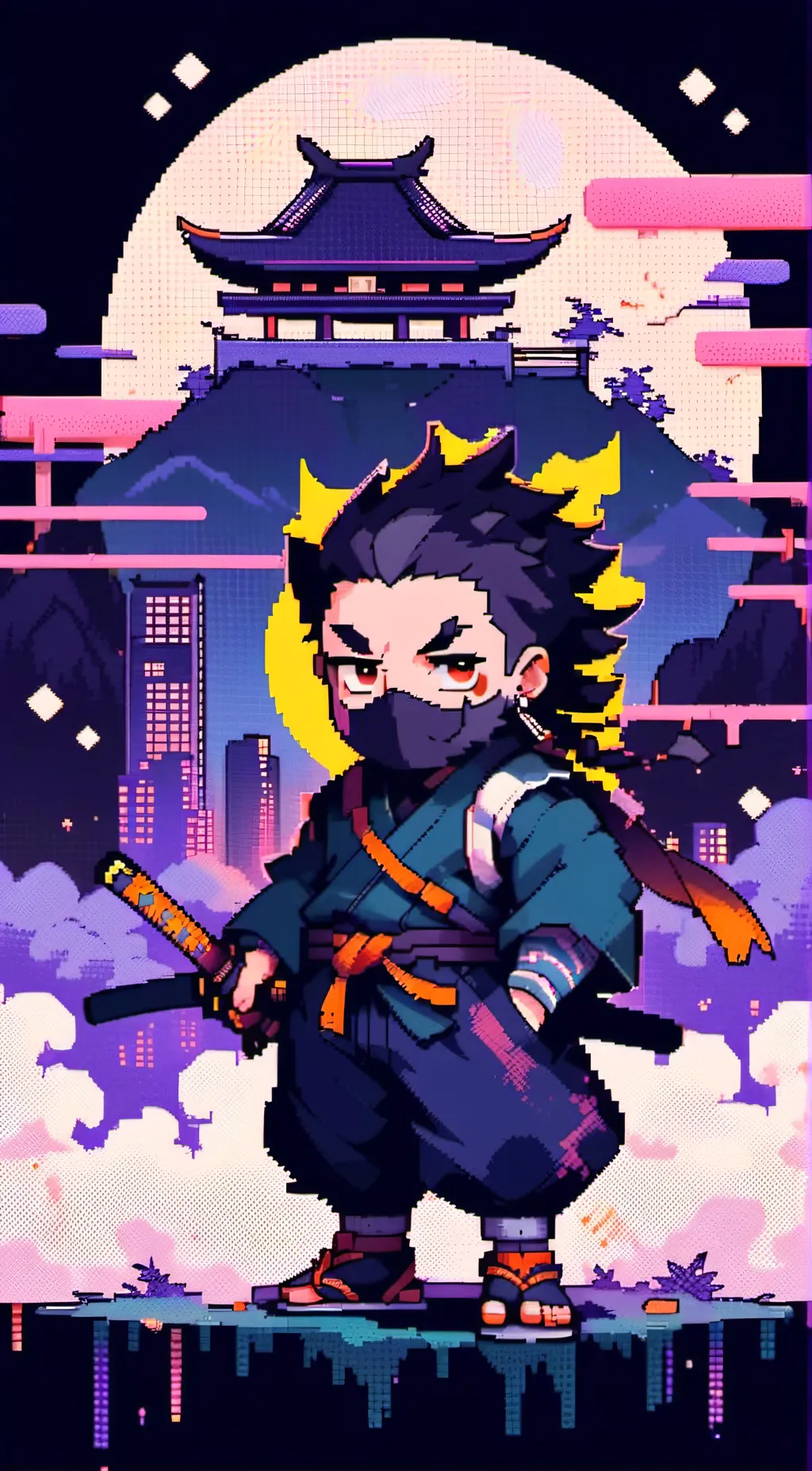 ai character: Ninjago background