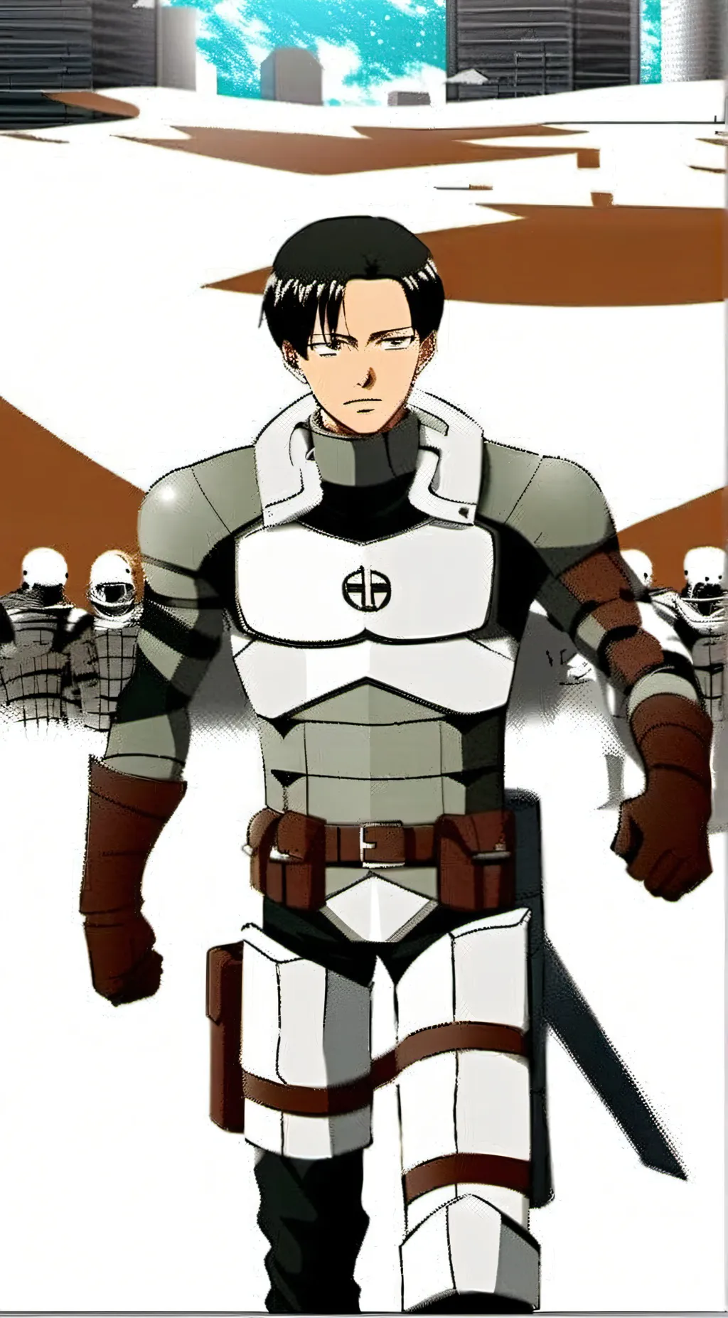ai character: Levi Squad background