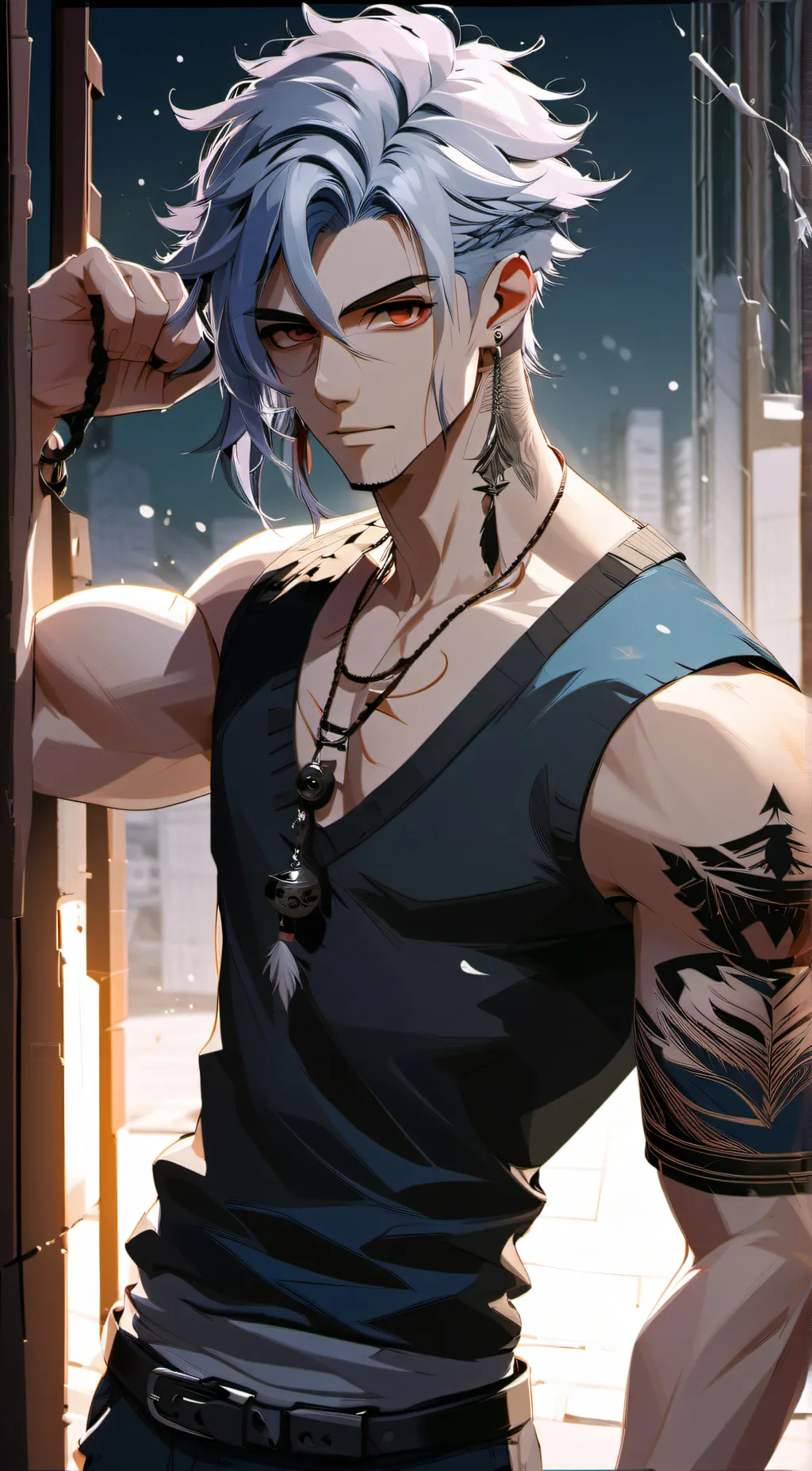 ai character: David background