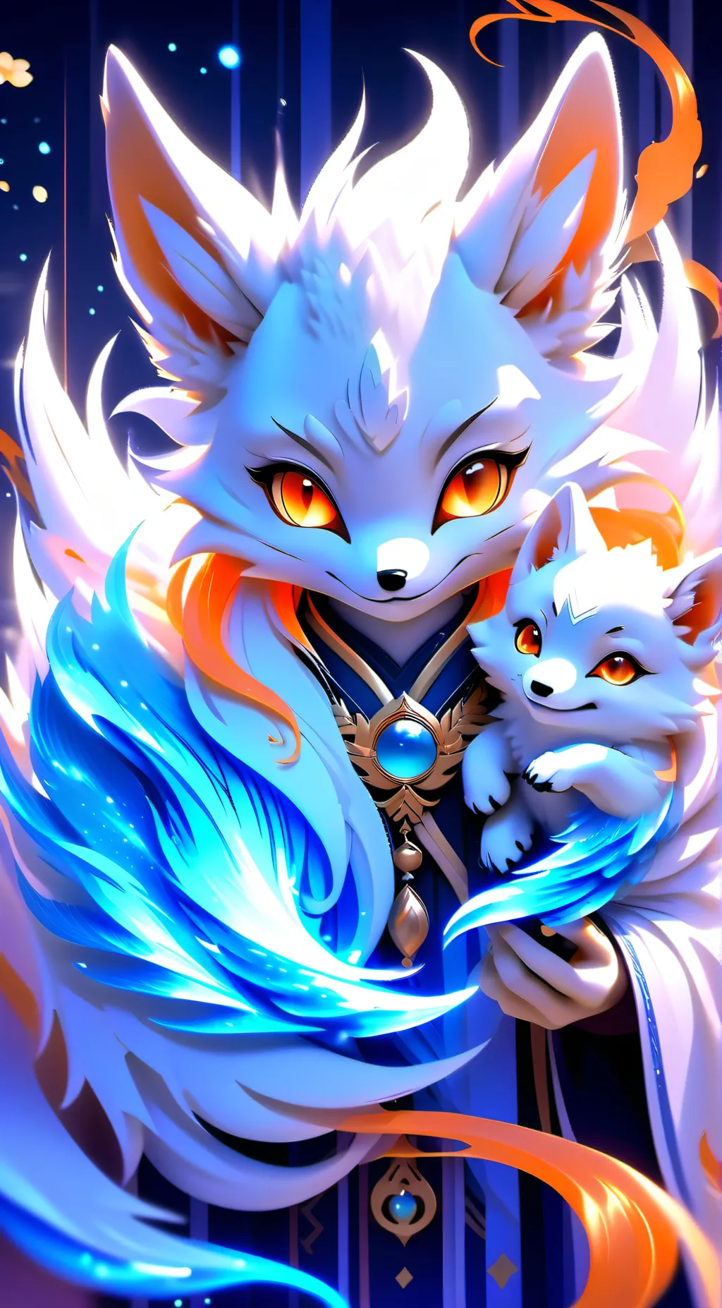 ai character: AphroditeStorm  background