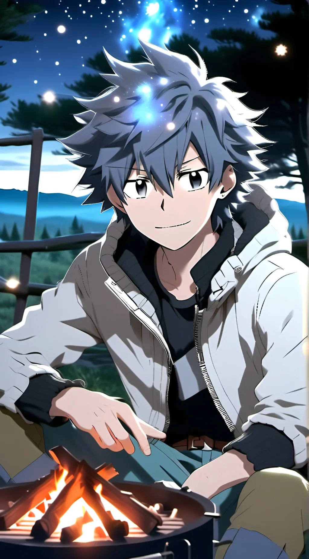 ai character: BAKUGO background