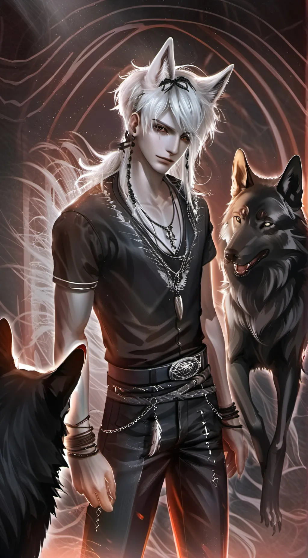 ai character: Aaron #2 background