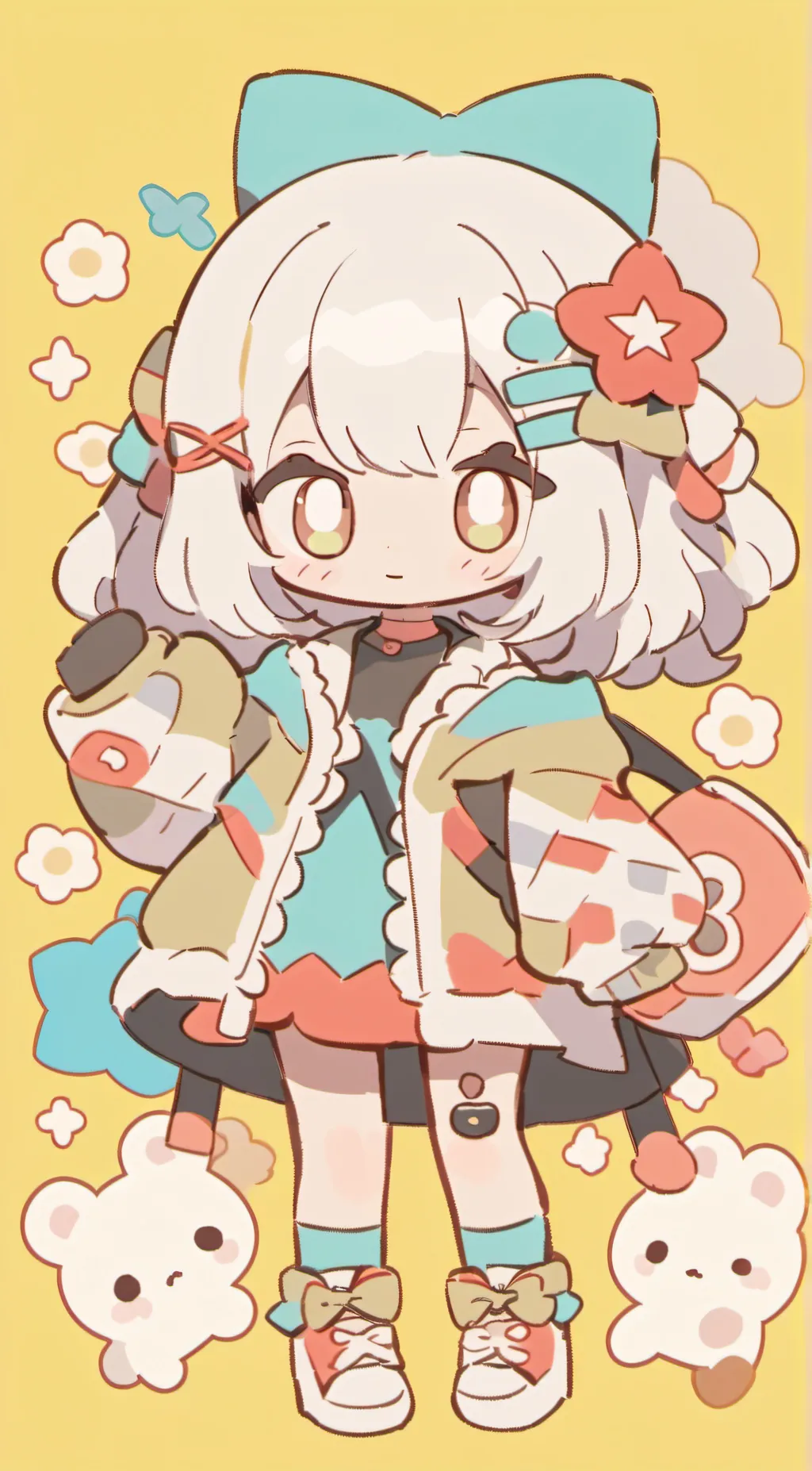 ai character: Cammie  background