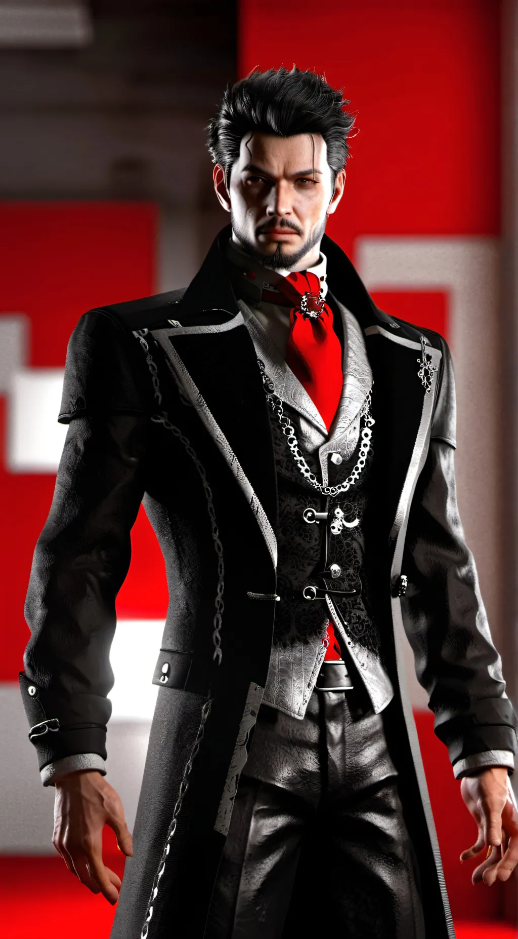 ai character: Ricky Normal  background