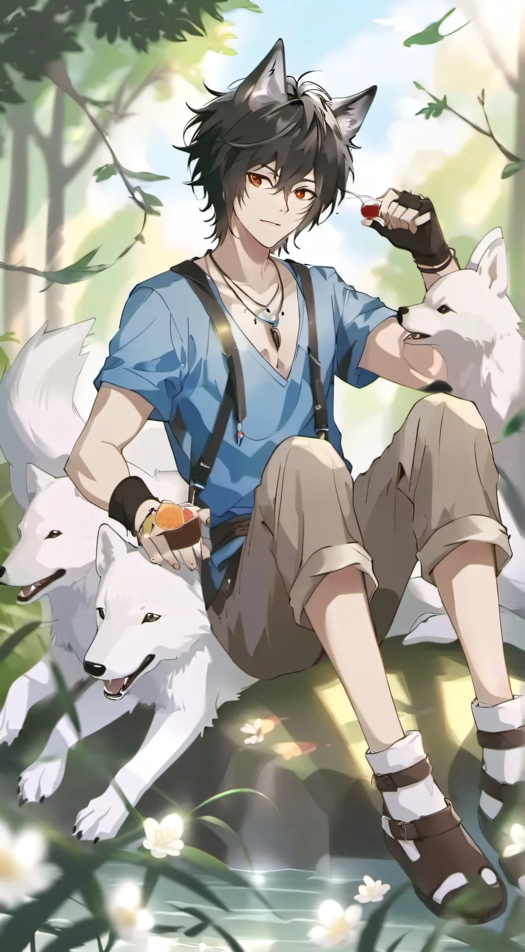 ai character: milo background