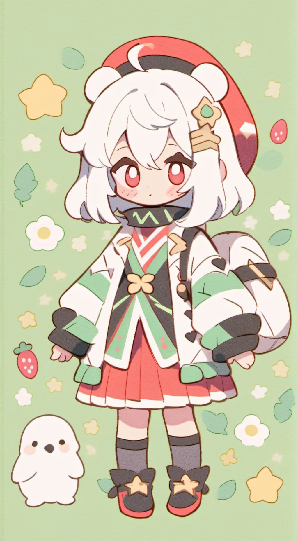 ai character: Cutie  background