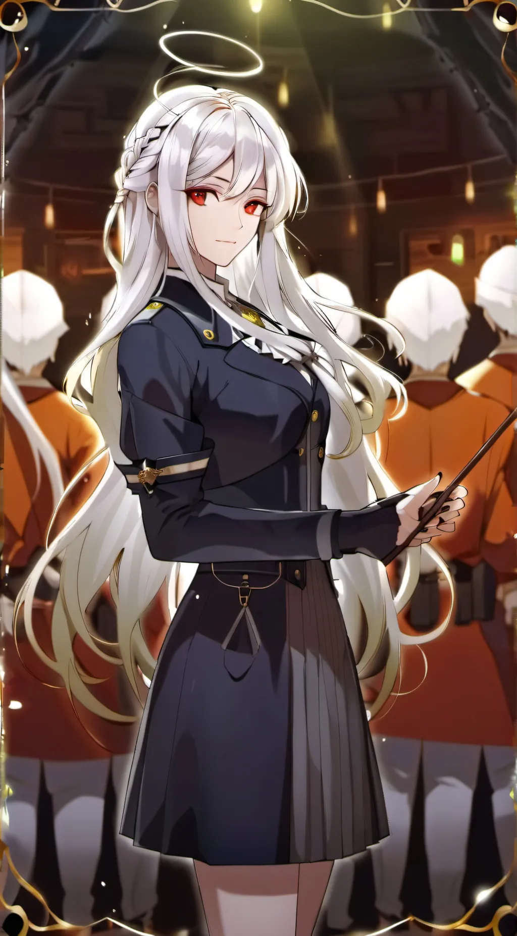 ai character: Miss Aoki background