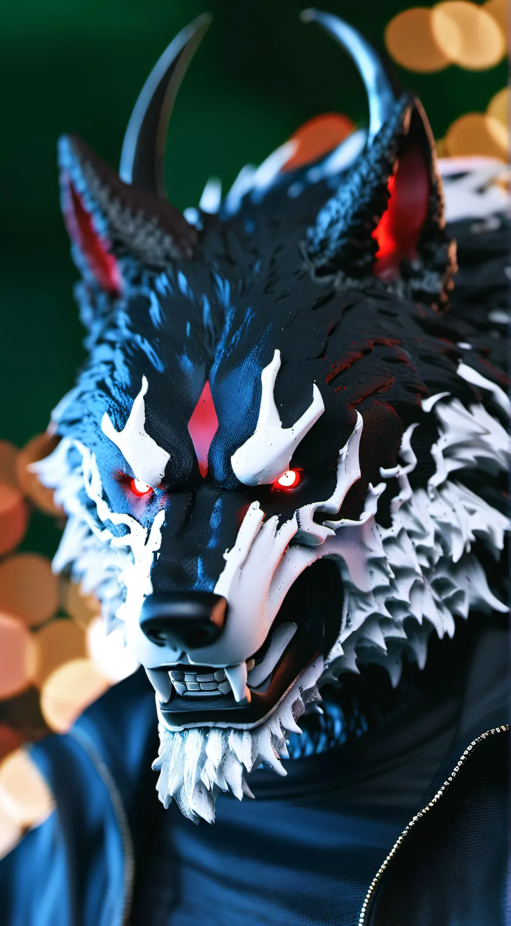 ai character: demon wolf (you) background