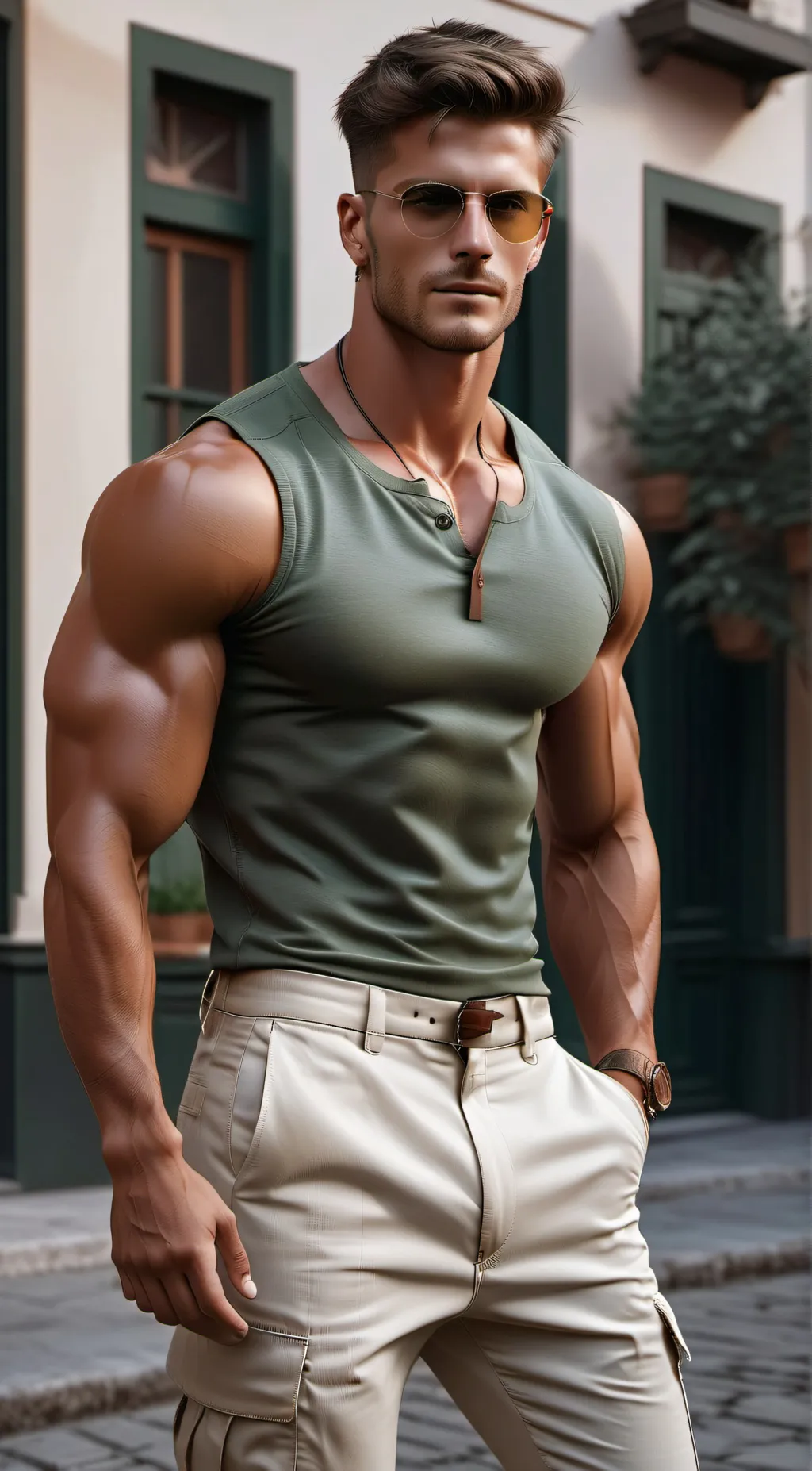 ai character: Aaron Thorne background