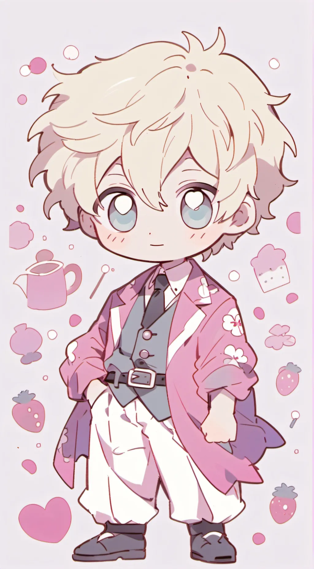 ai character: perfect boy background