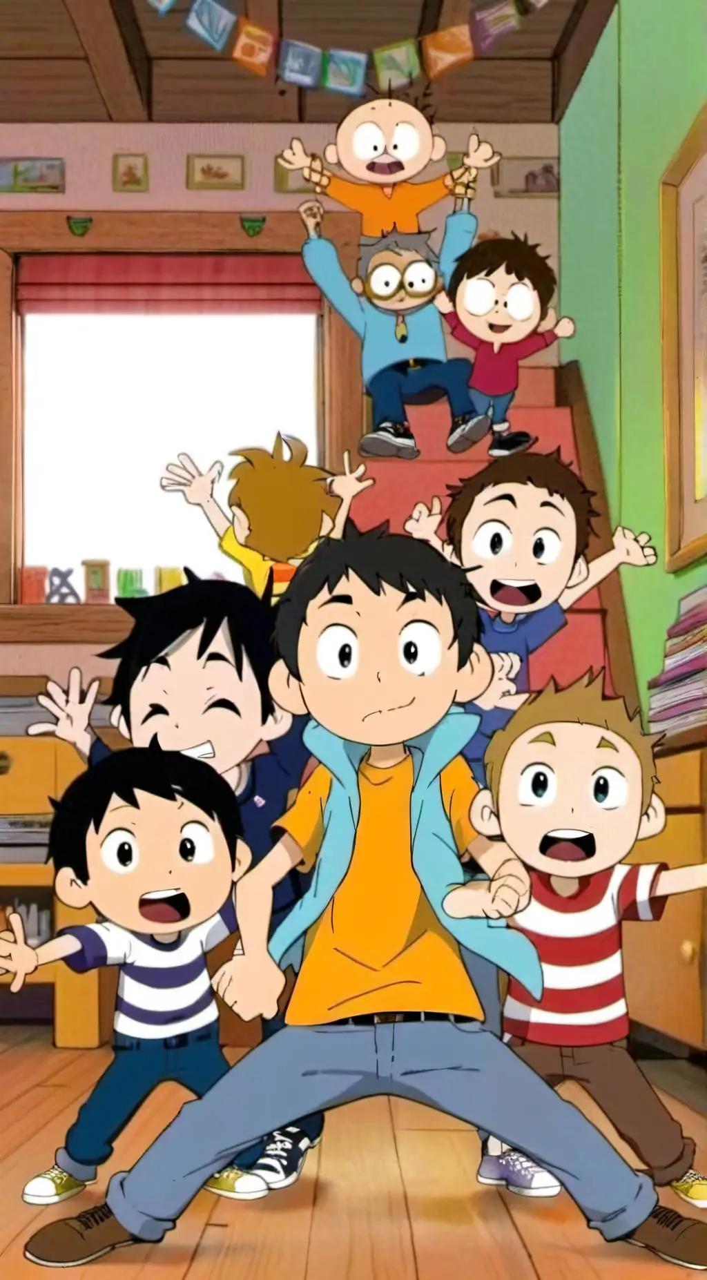 ai character: the loud house background