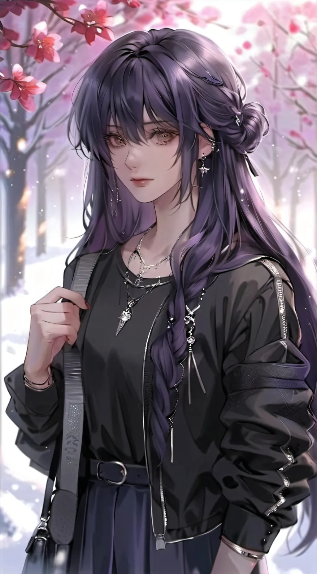 ai character: €Raven€ background