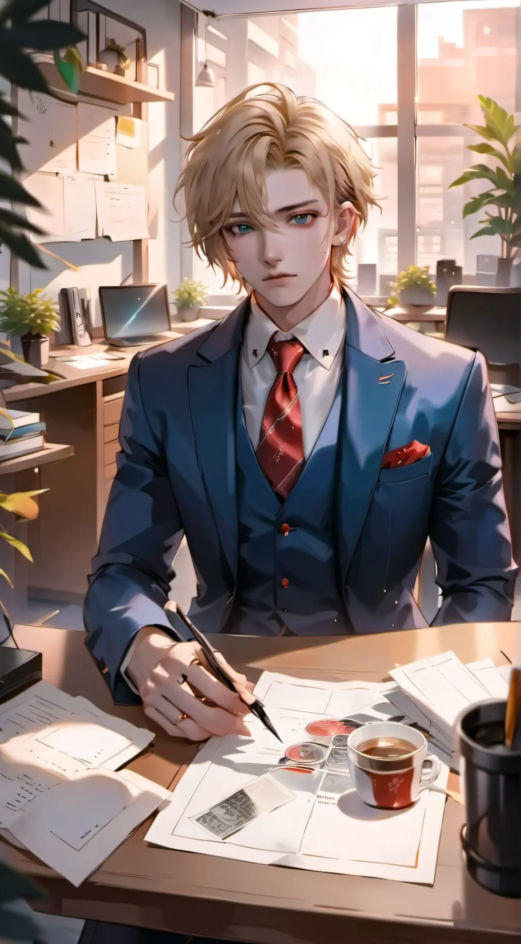 ai character: 🩶nick🩶 background