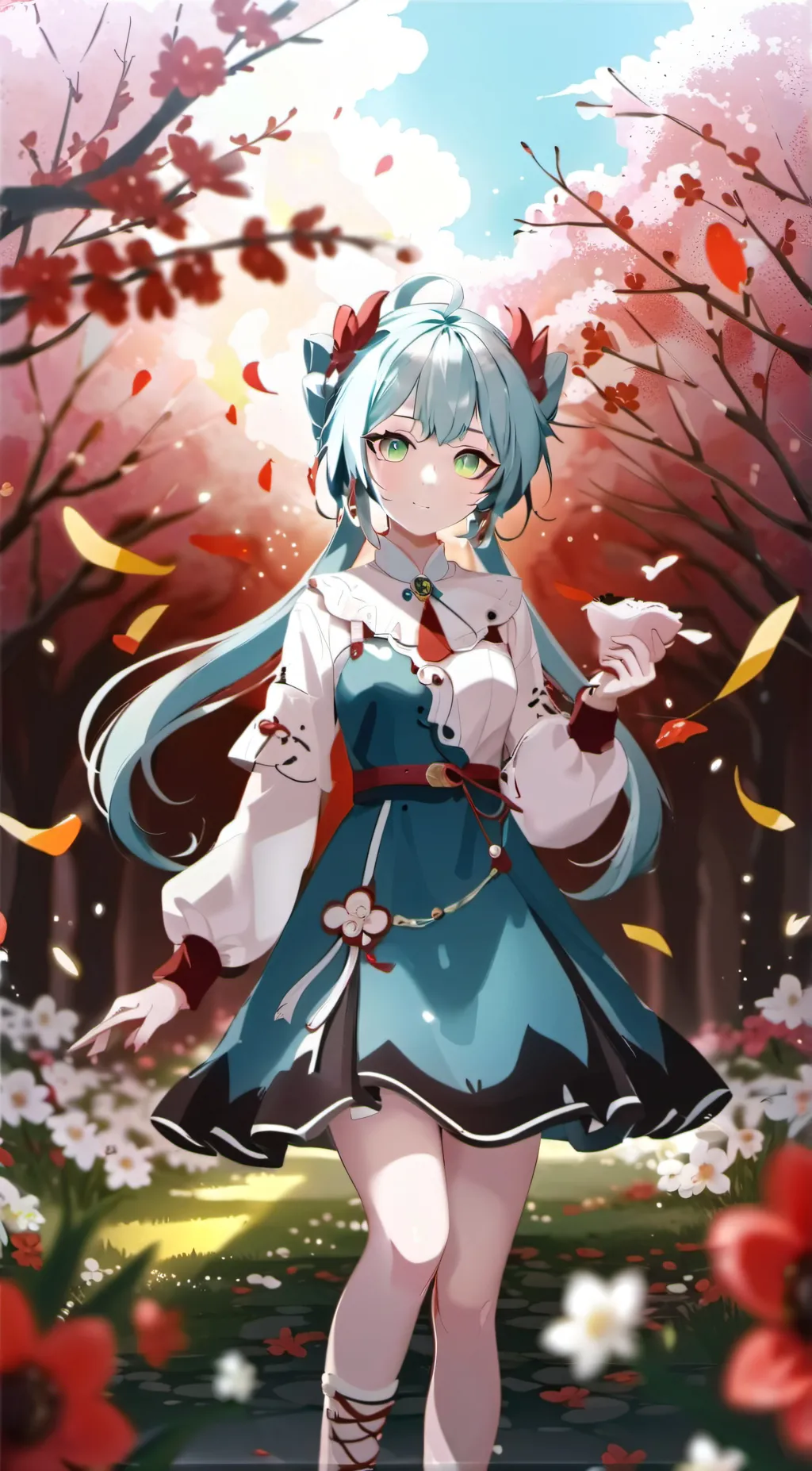 ai character: Miku background