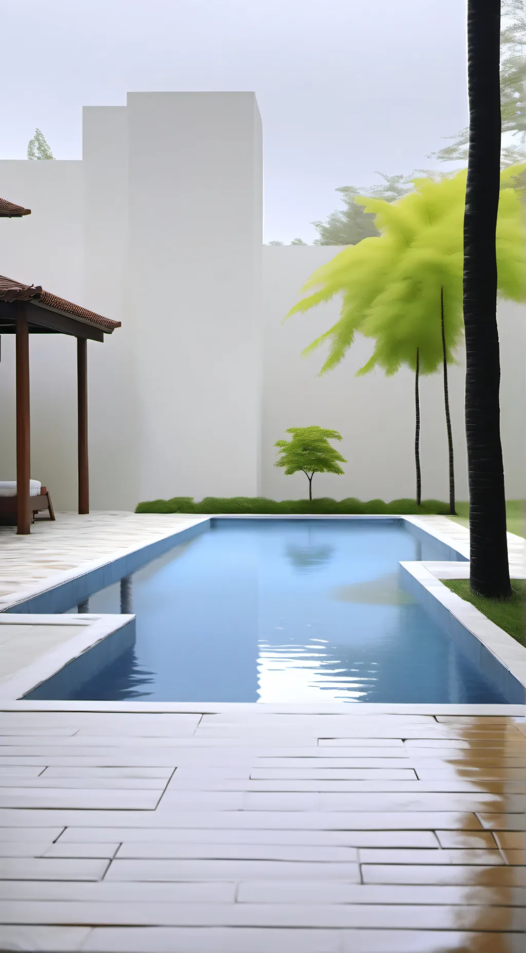 ai character: Pool background