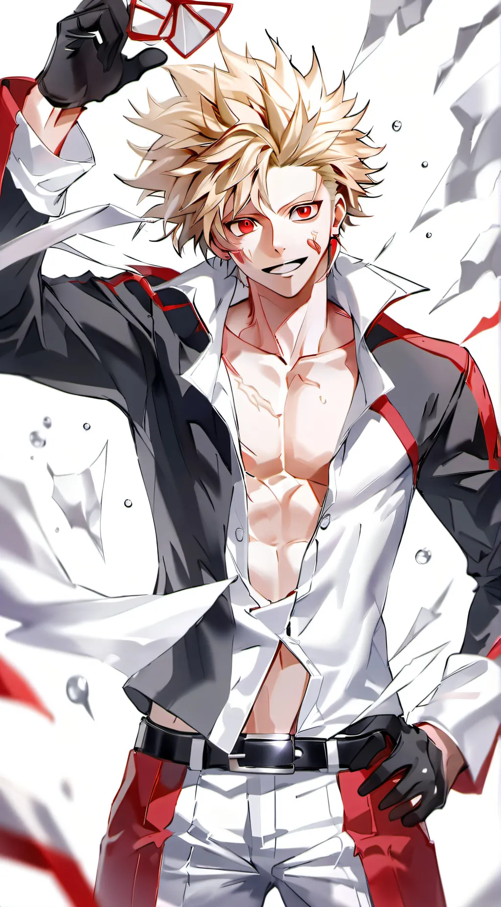 ai character: Bakugo  background