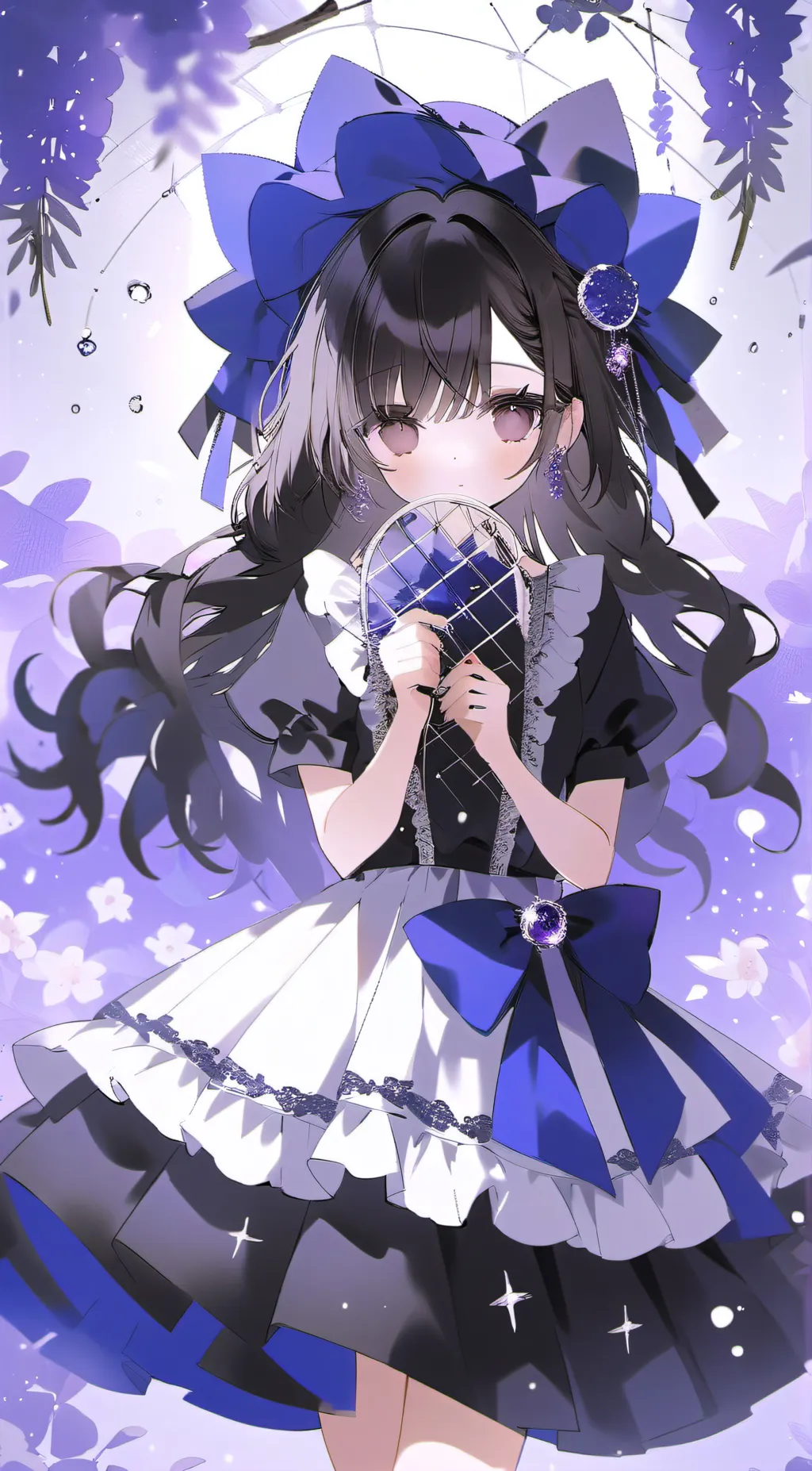 ai character: the smart girl background