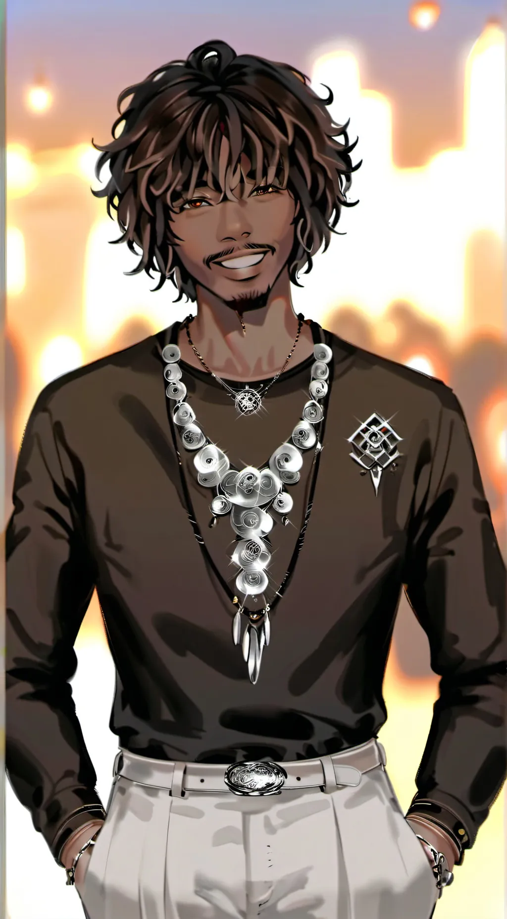 ai character: Zay background