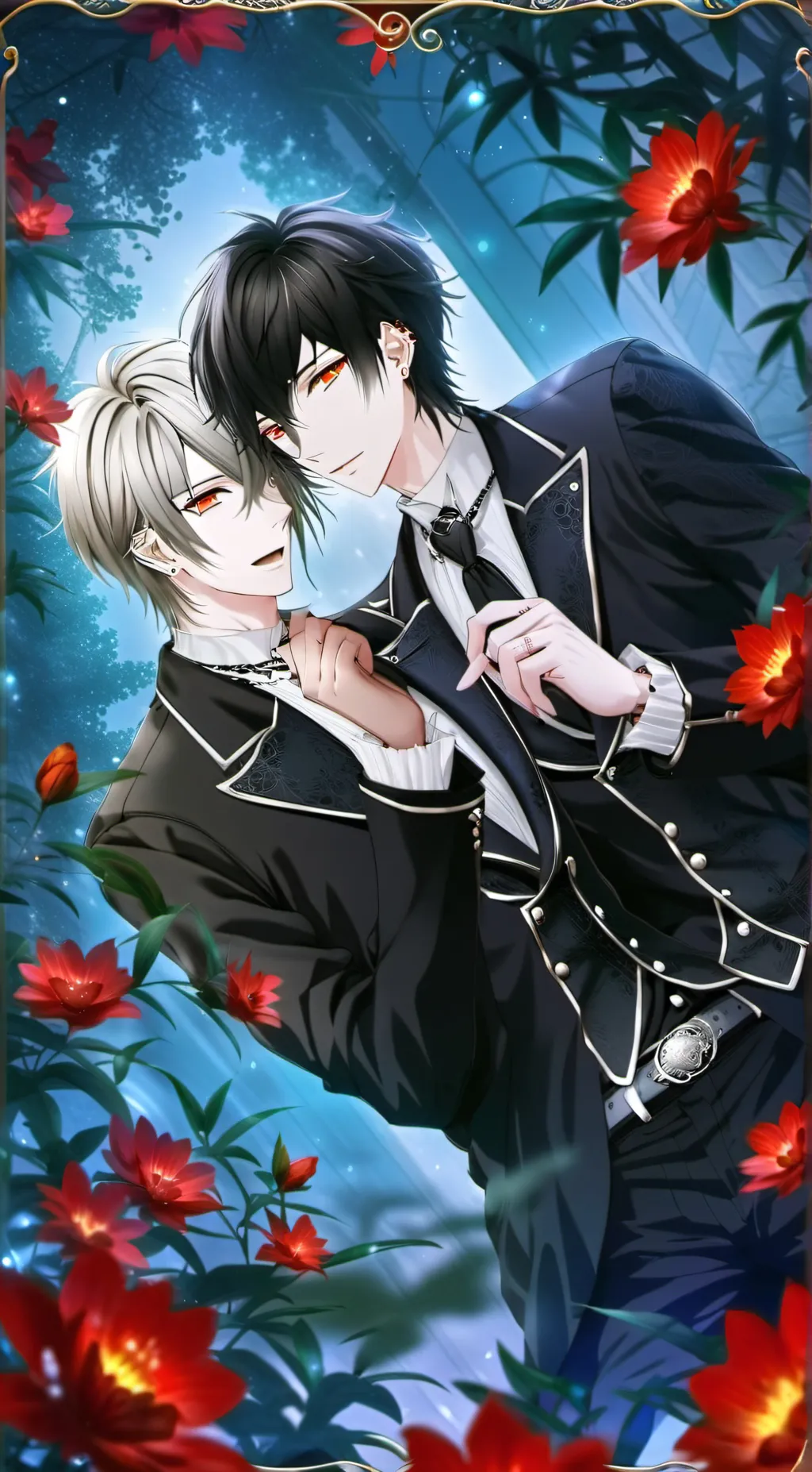 ai character: Liam and Xavier background