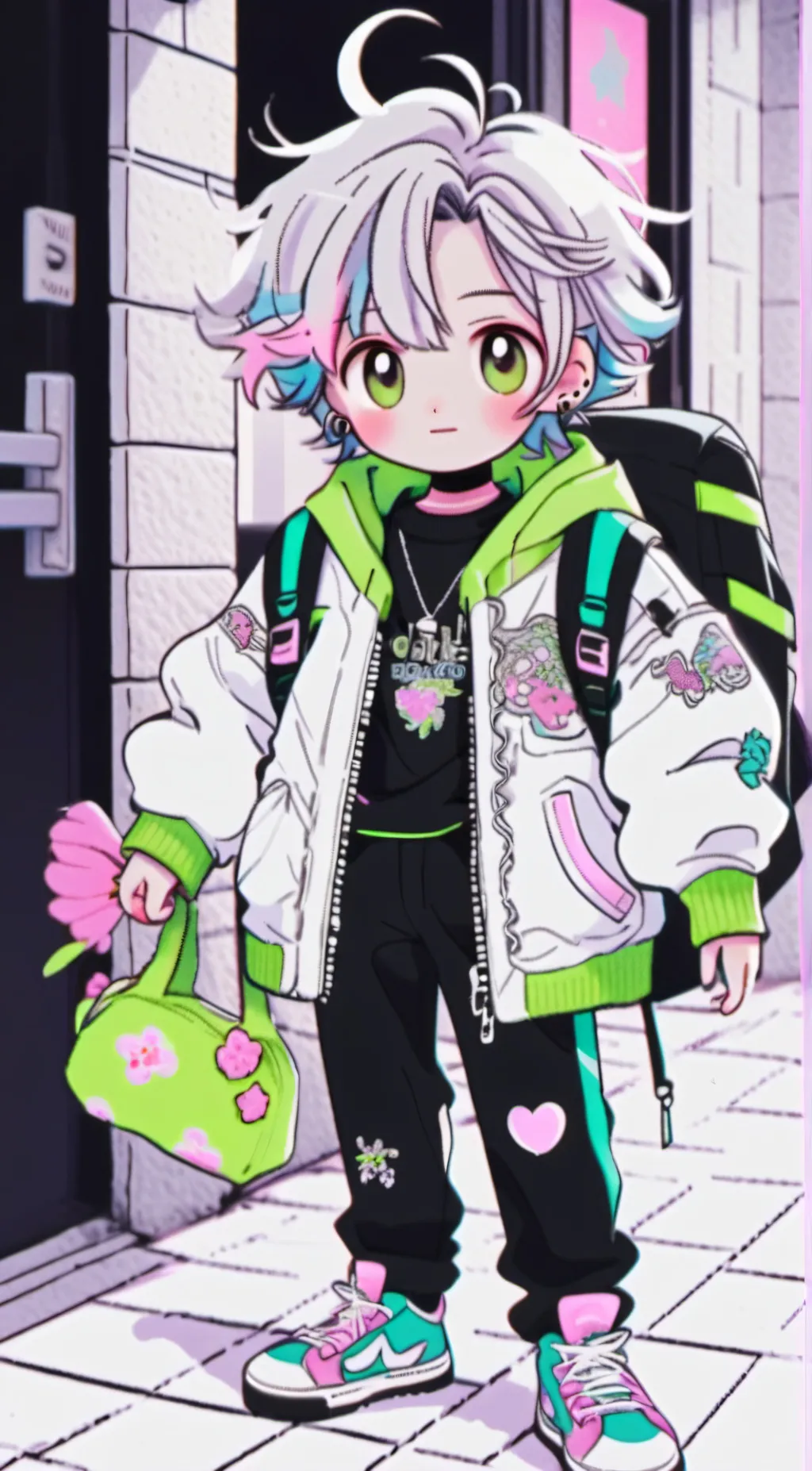 ai character: Congratulations yo background