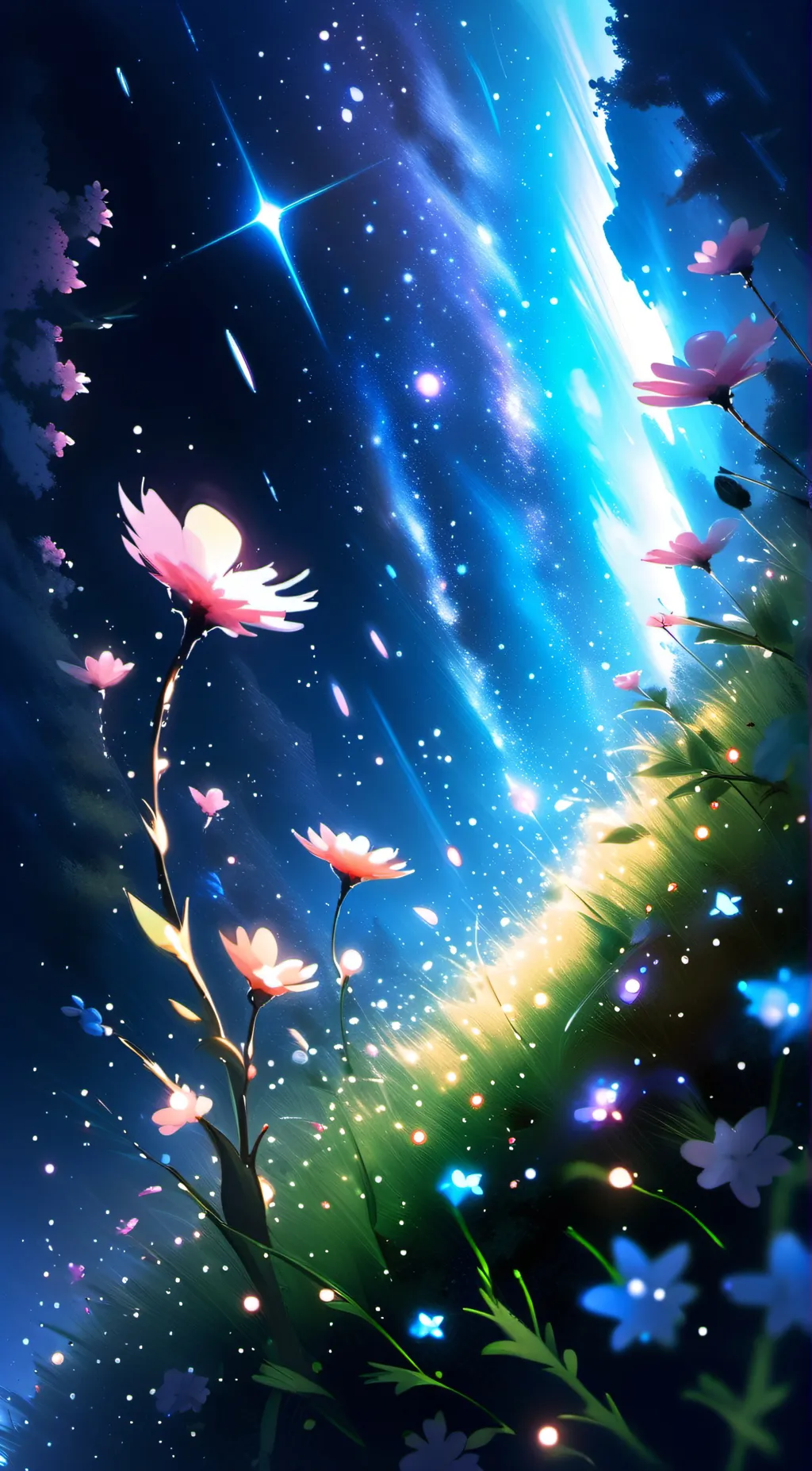 ai character: Grass background