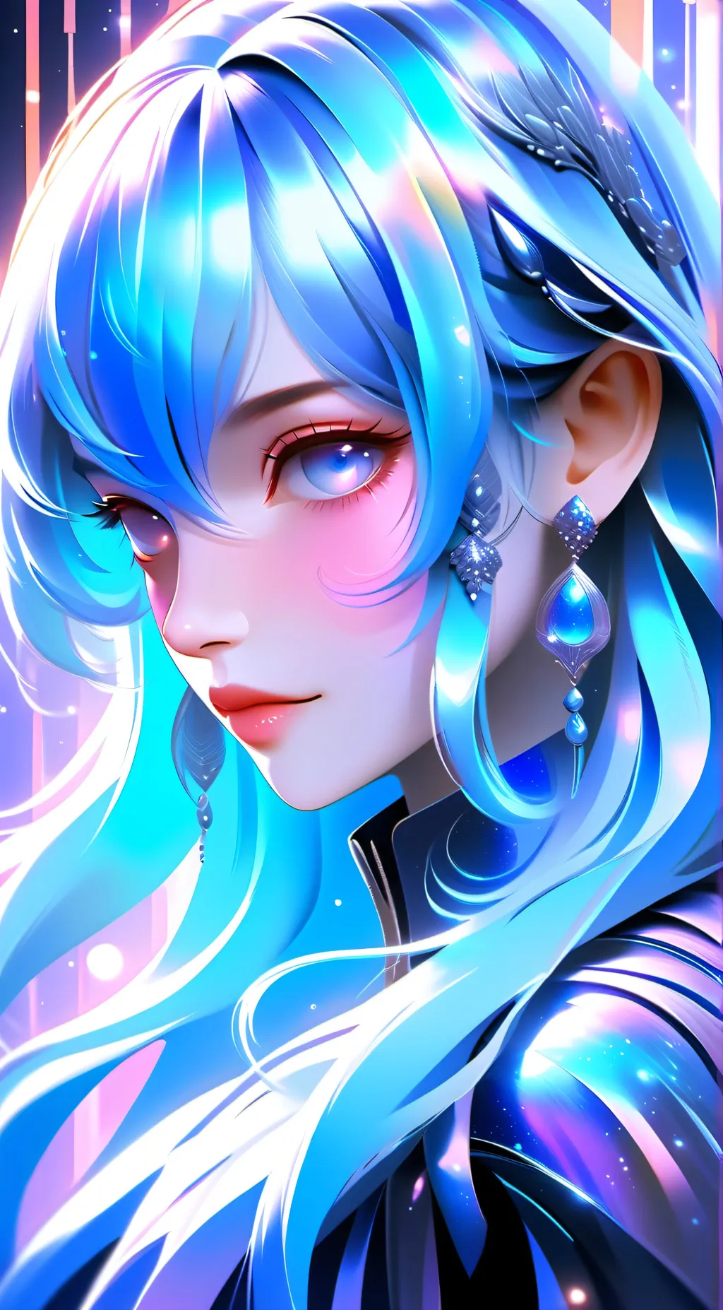 ai character: Crystal  background