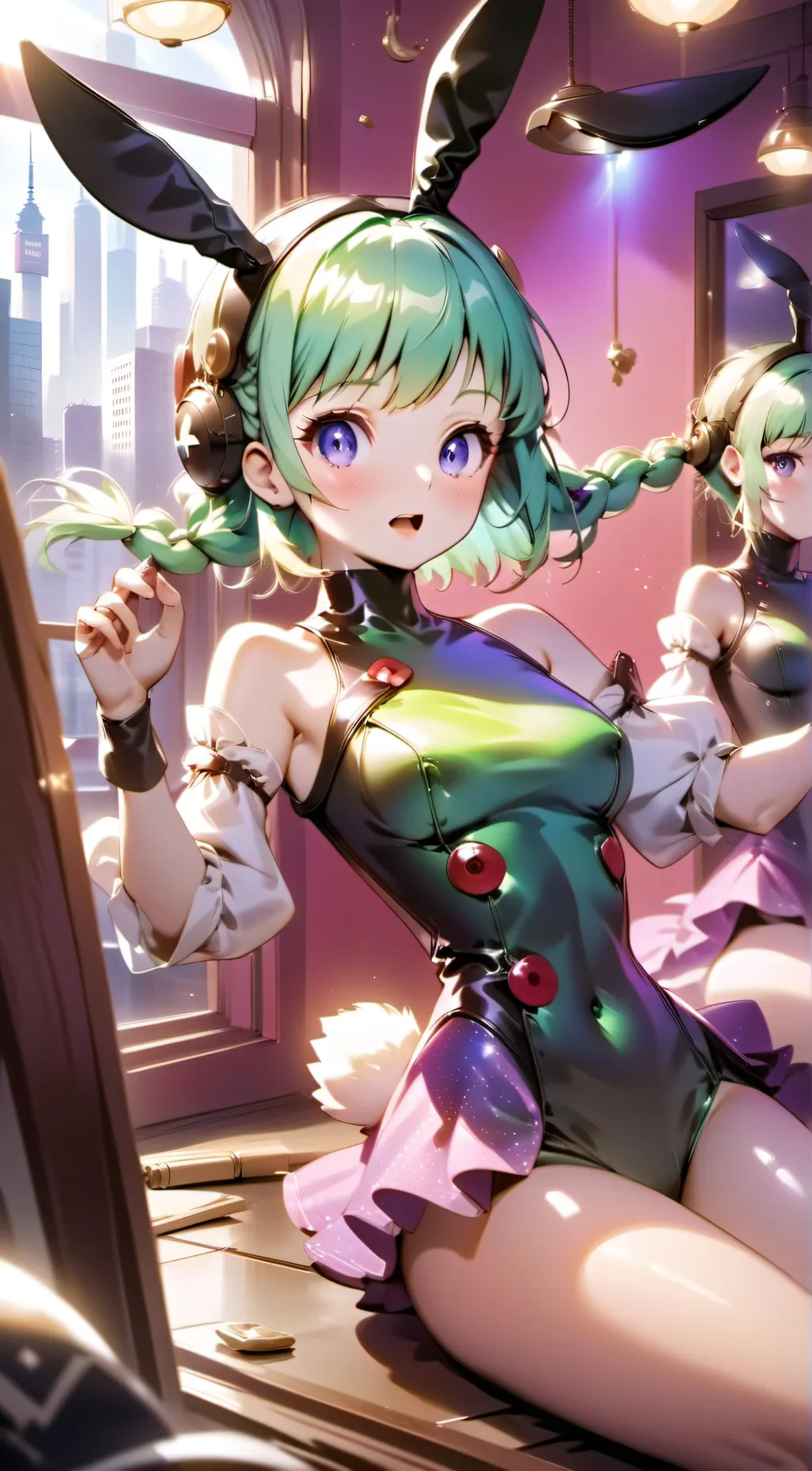 ai character: vicky background