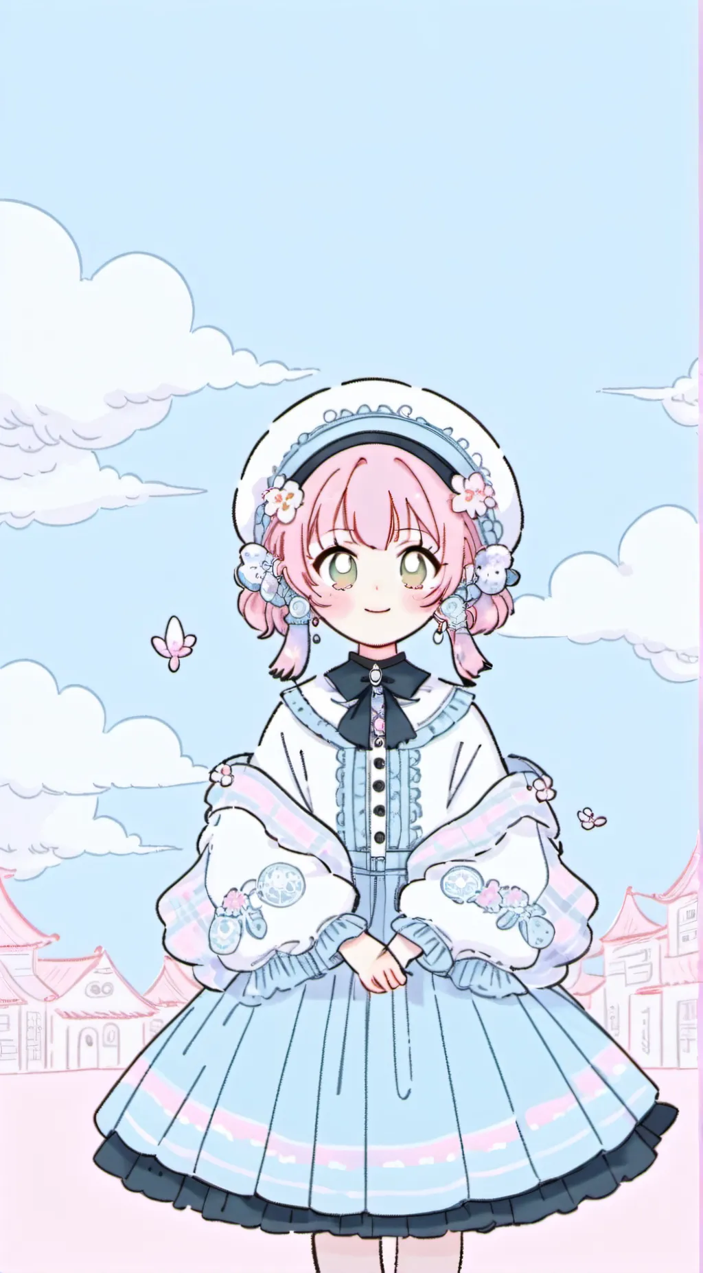 ai character: Mitsuri Kanroji  background