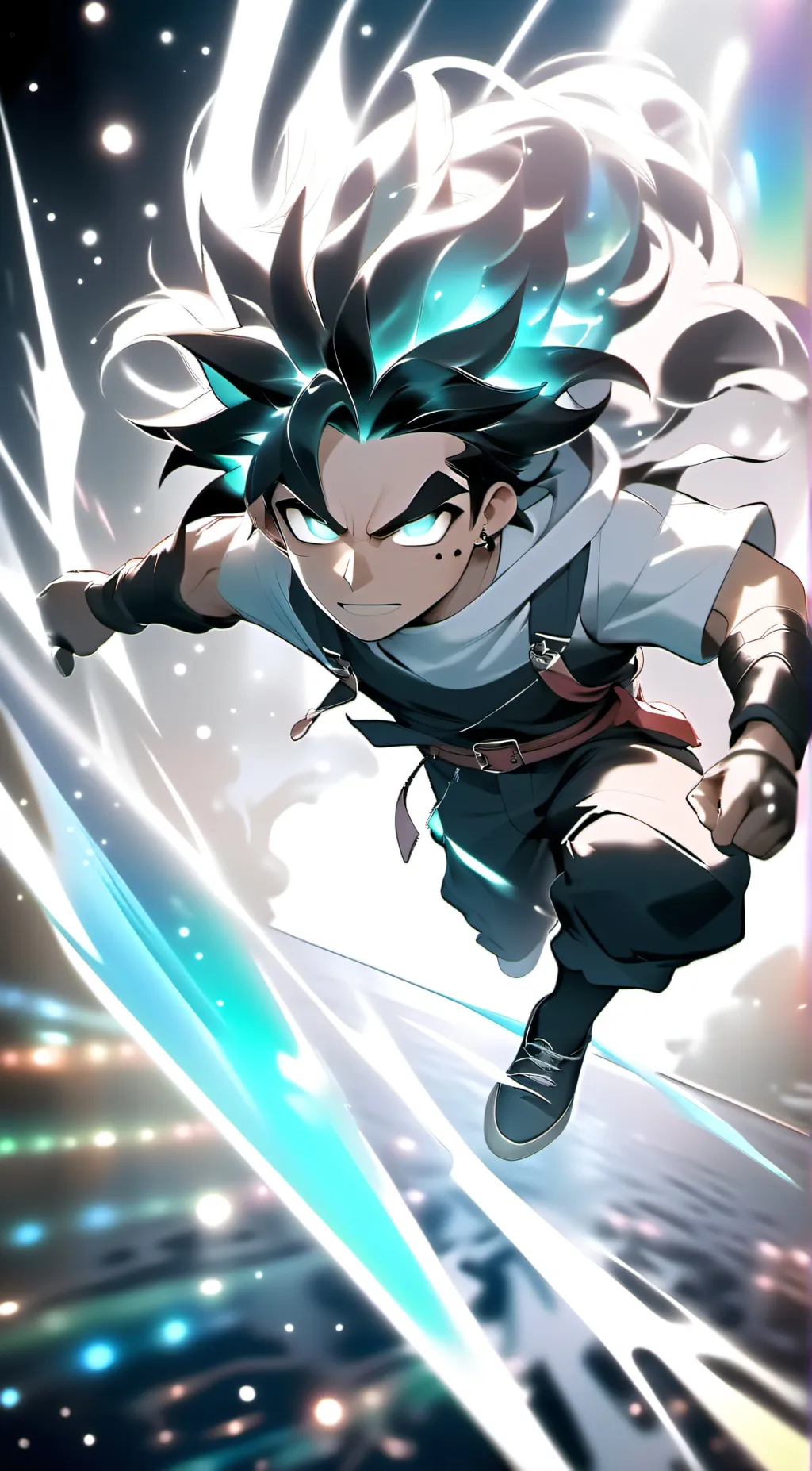 ai character: fire price  background