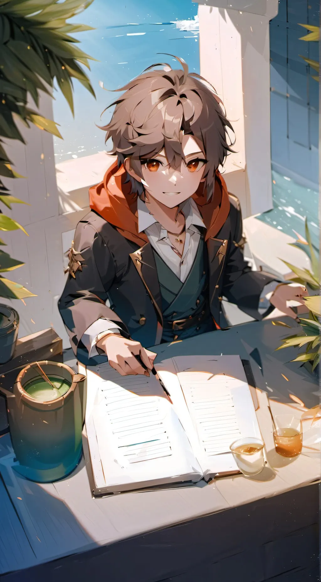 ai character: Max background