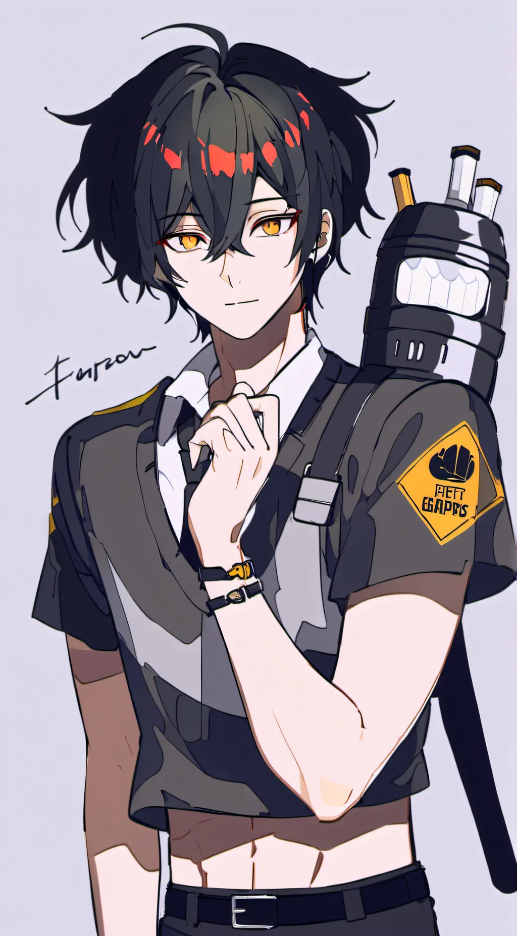 ai character: ಠ⁠_⁠ಠ~Oscar~ಠ⁠_⁠ಠ background